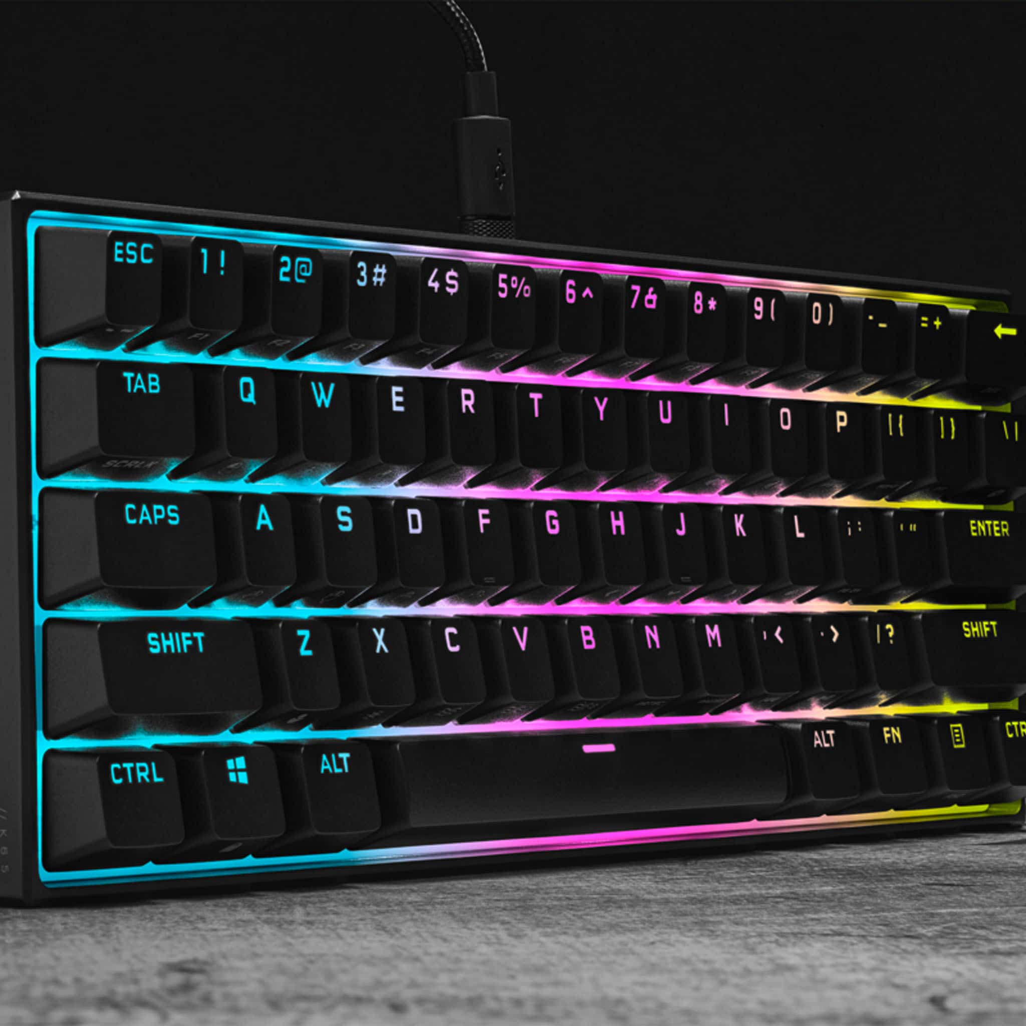 Corsair K65 RGB Mini Black Mechanical Gaming Keyboard