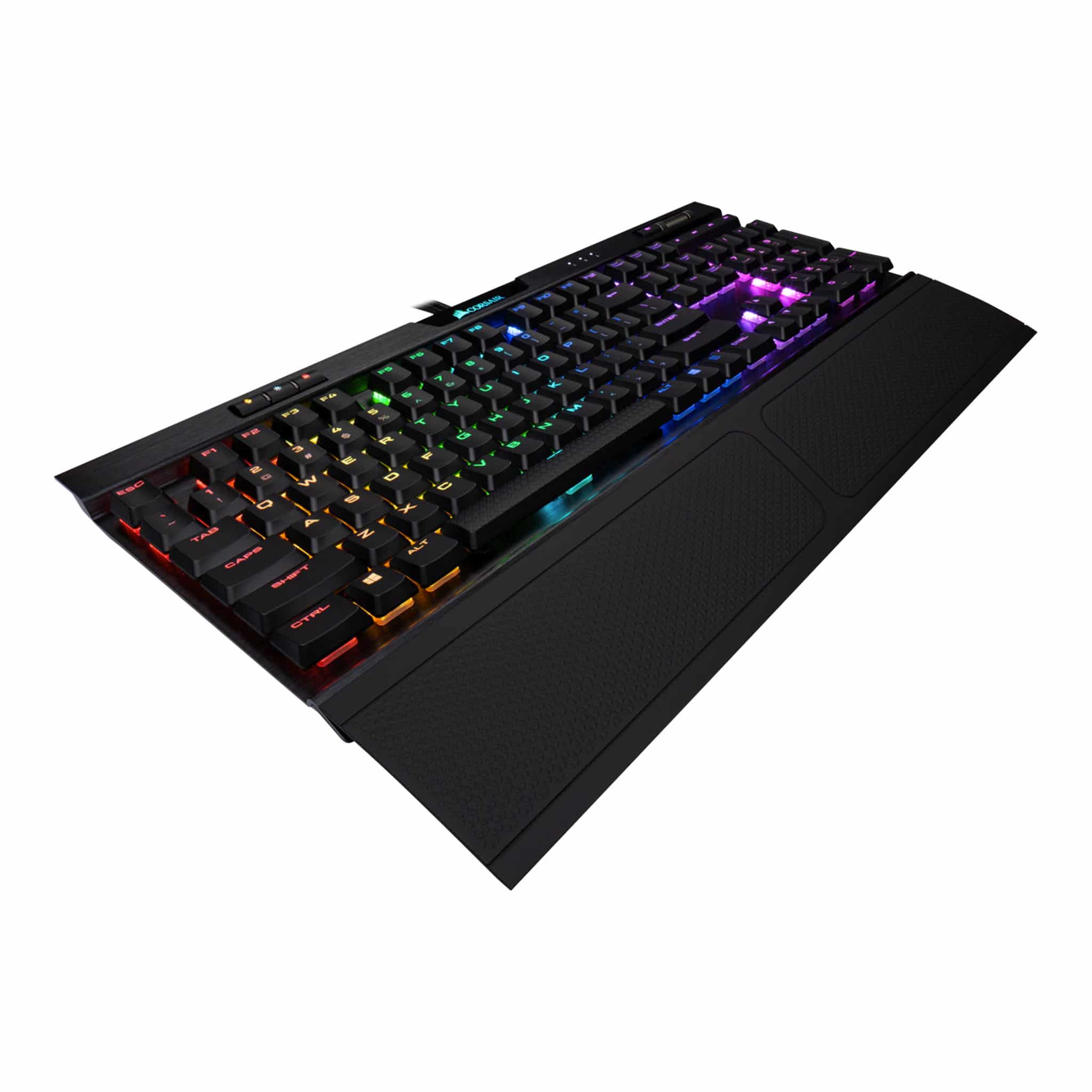 Corsair K70 RGB MK.2 Low Profile RAPIDFIRE Black Mechanical Gaming Keyboard - Cherry MX Low Profile Speed