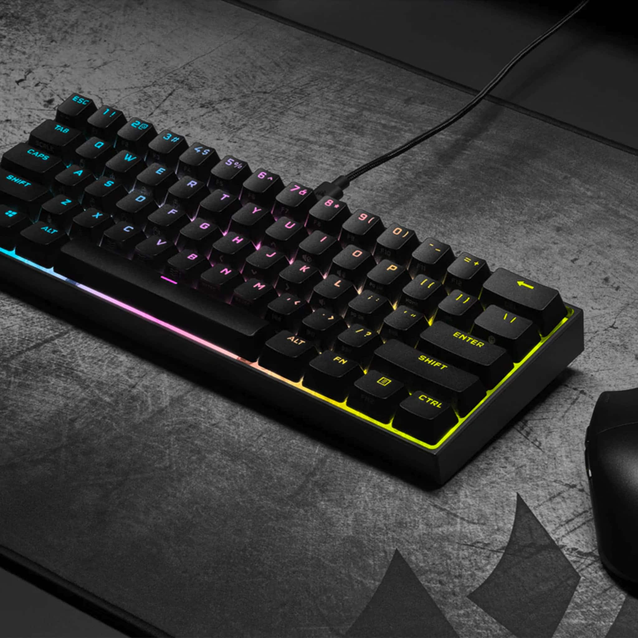 Corsair K65 RGB Mini Black Mechanical Gaming Keyboard