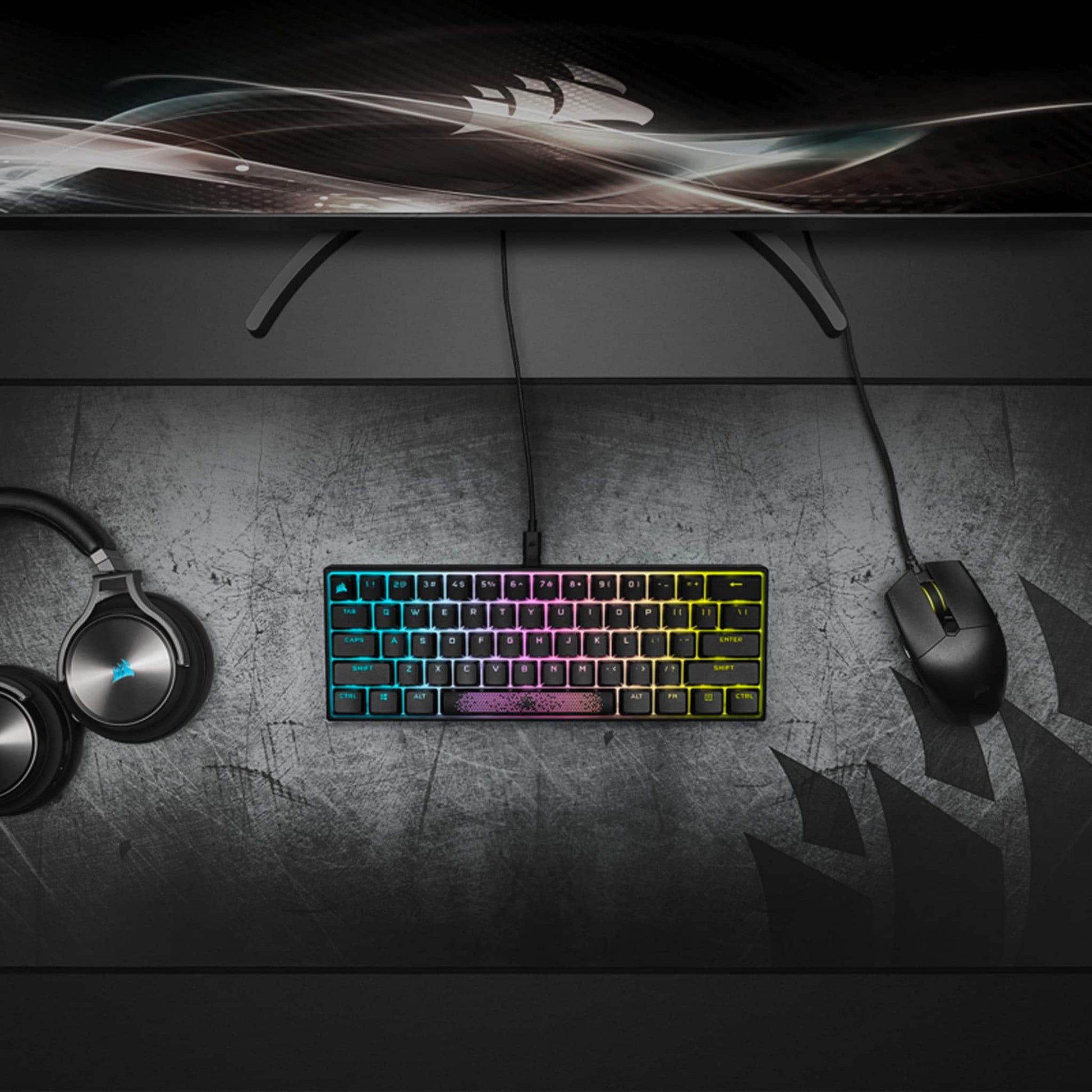 Corsair K65 RGB Mini Black Mechanical Gaming Keyboard