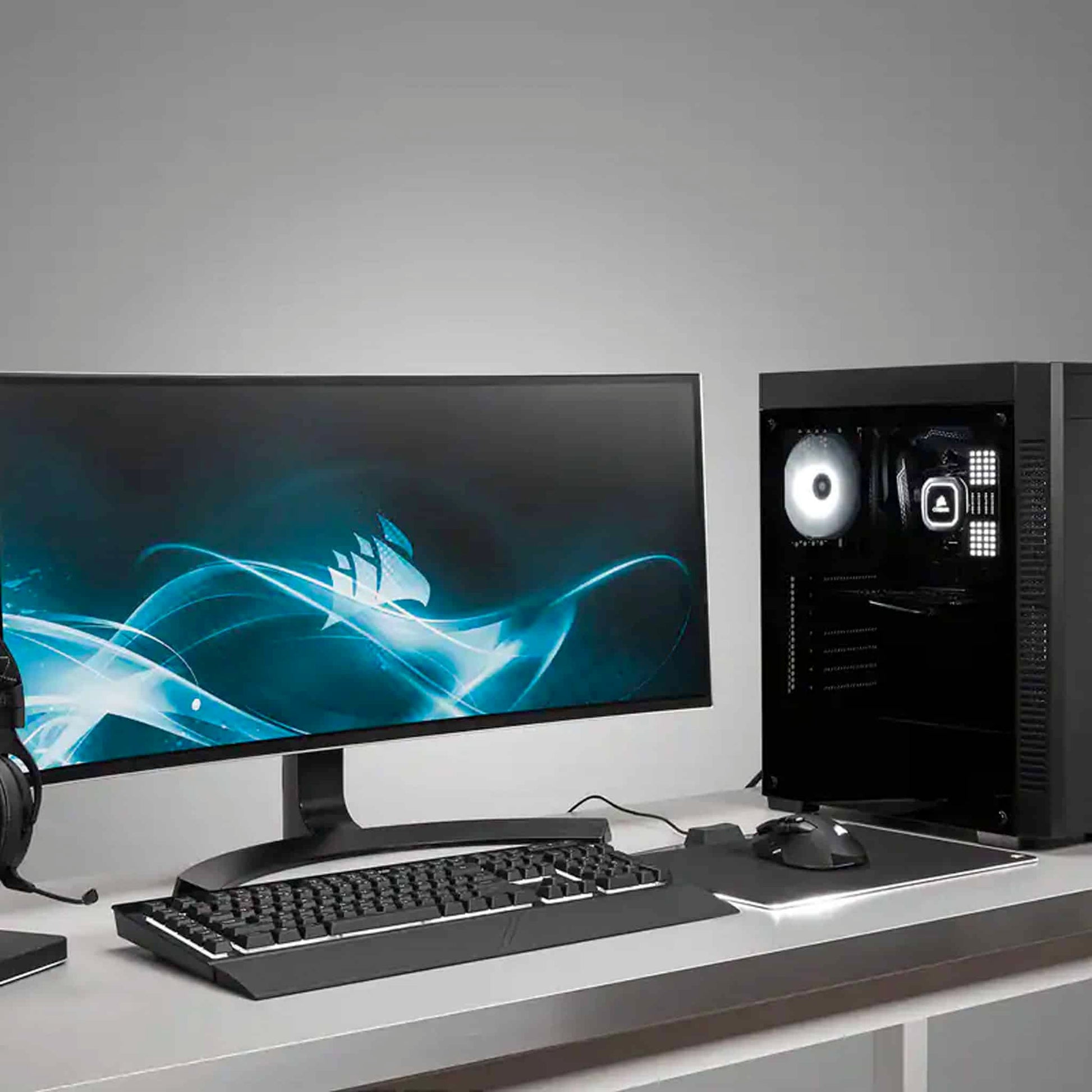 Corsair 110R Black Tempered Glass Mid-Tower Quiet ATX Case