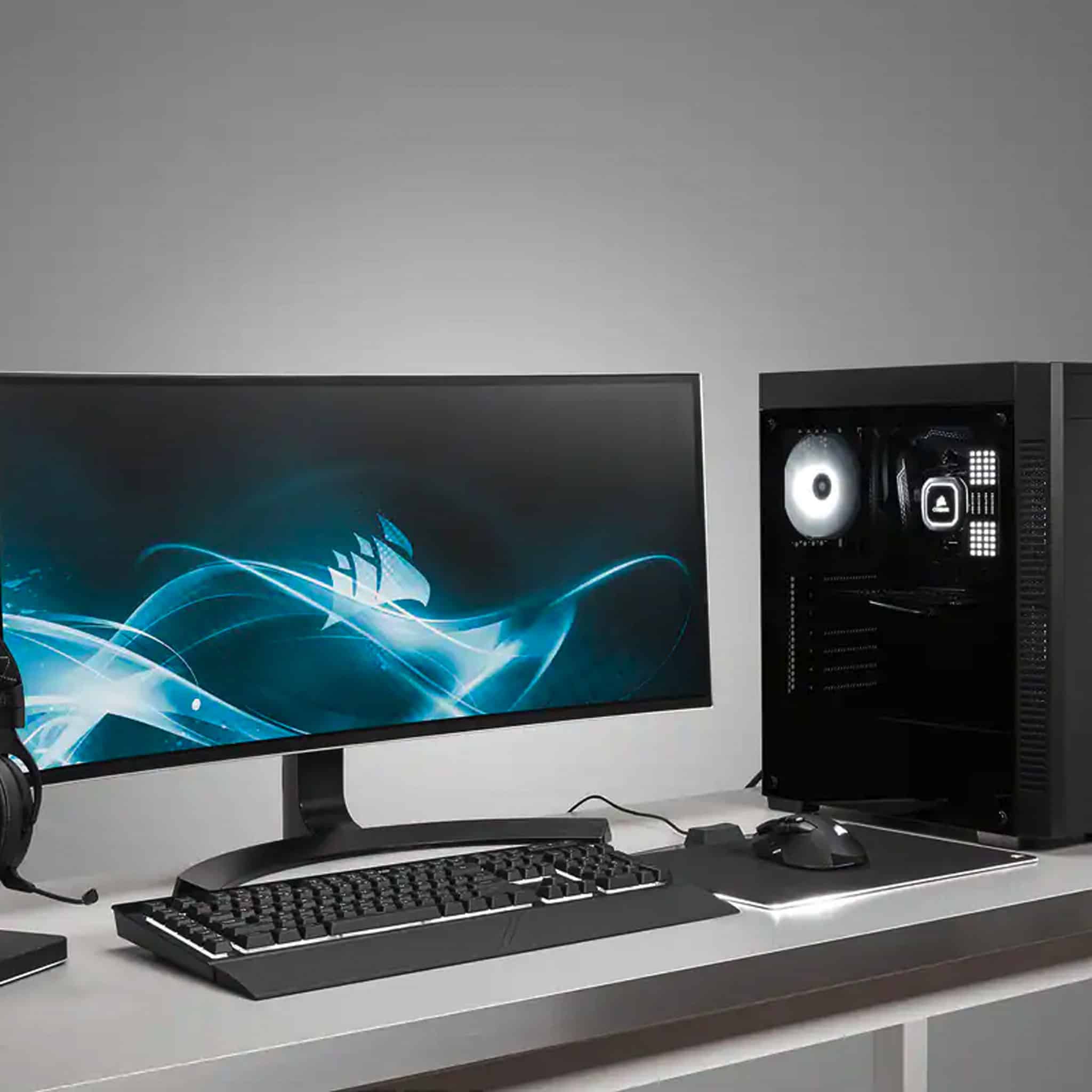 Corsair 110R Black Tempered Glass Mid-Tower Quiet ATX Case