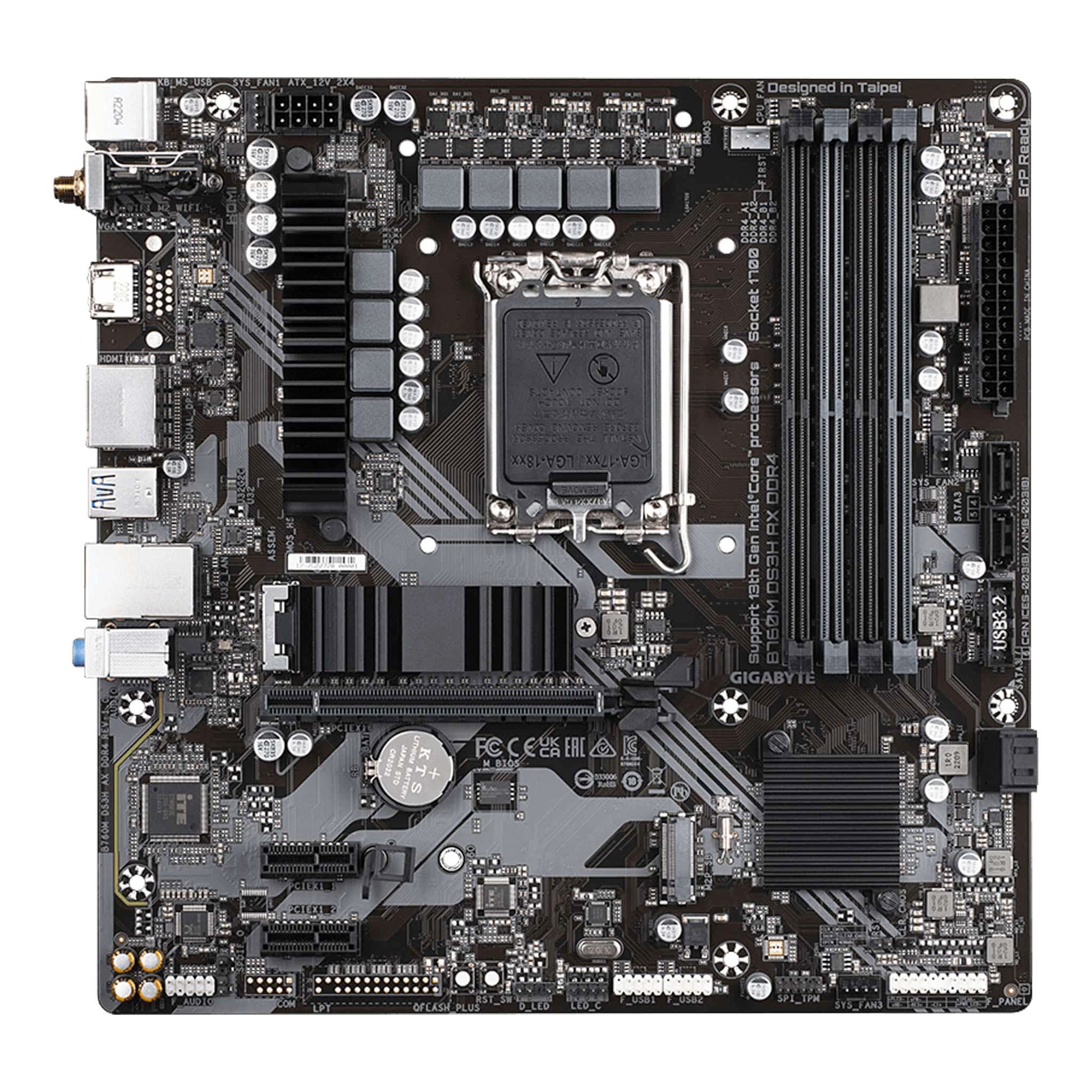 Gigabyte B760M DS3H AX DDR4 LGA 1700 MicroATX Motherboard