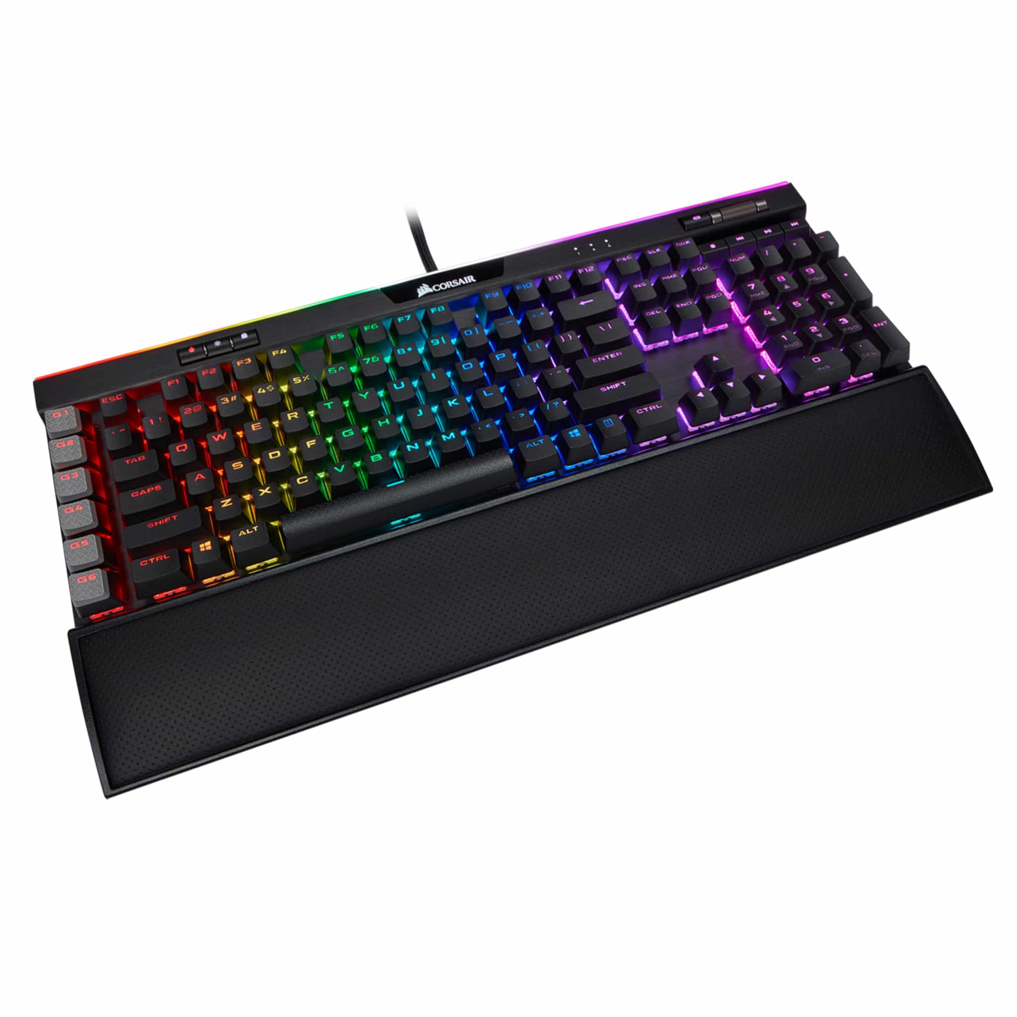 Corsair K95 RGB PLATINUM XT Black Mechanical Gaming Keyboard - Cherry MX Blue