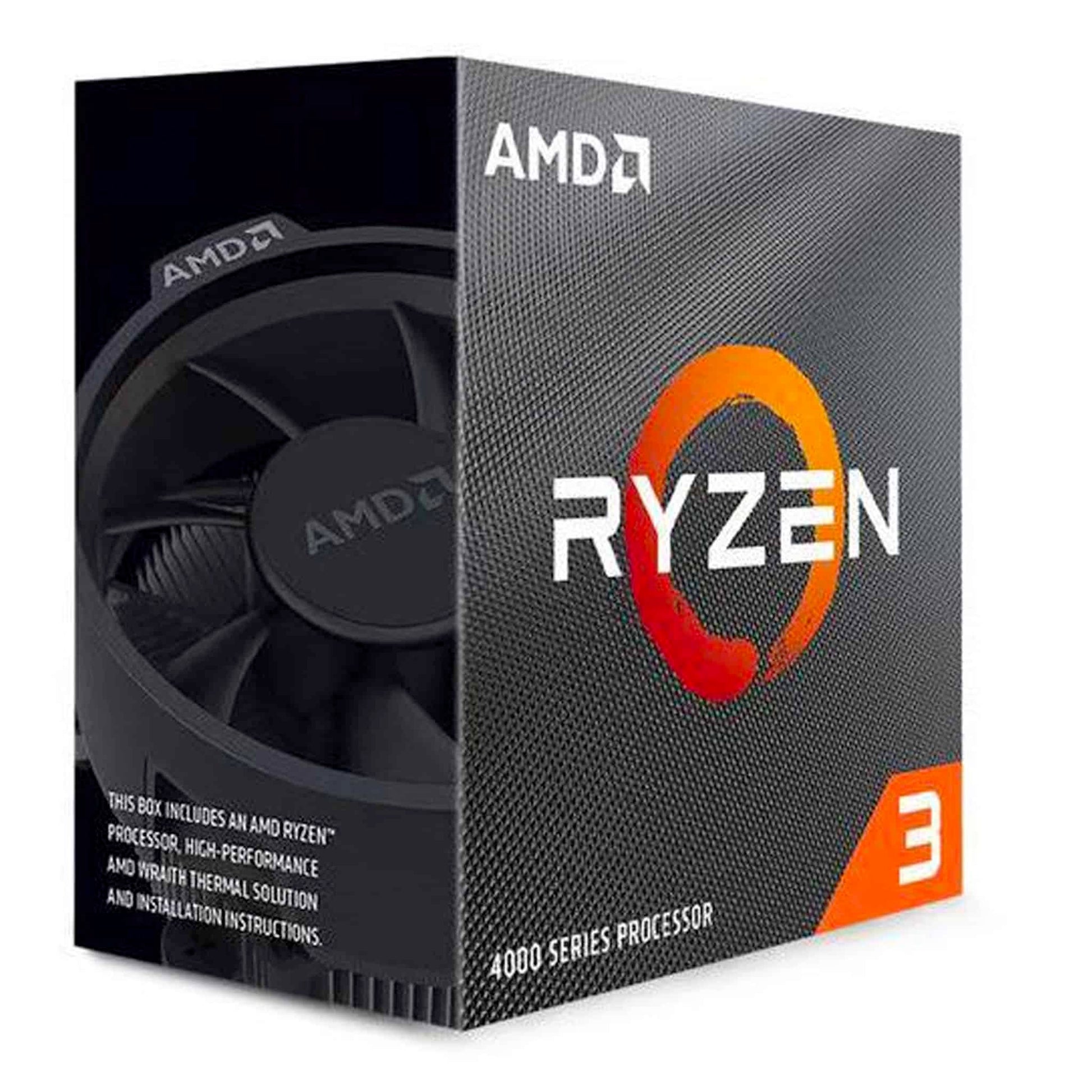 AMD Ryzen 3 4100 Quad Core AM4 3.70 GHz Unlocked CPU Processor (4.0 GHz Max Boost) With Wraith Stealth
