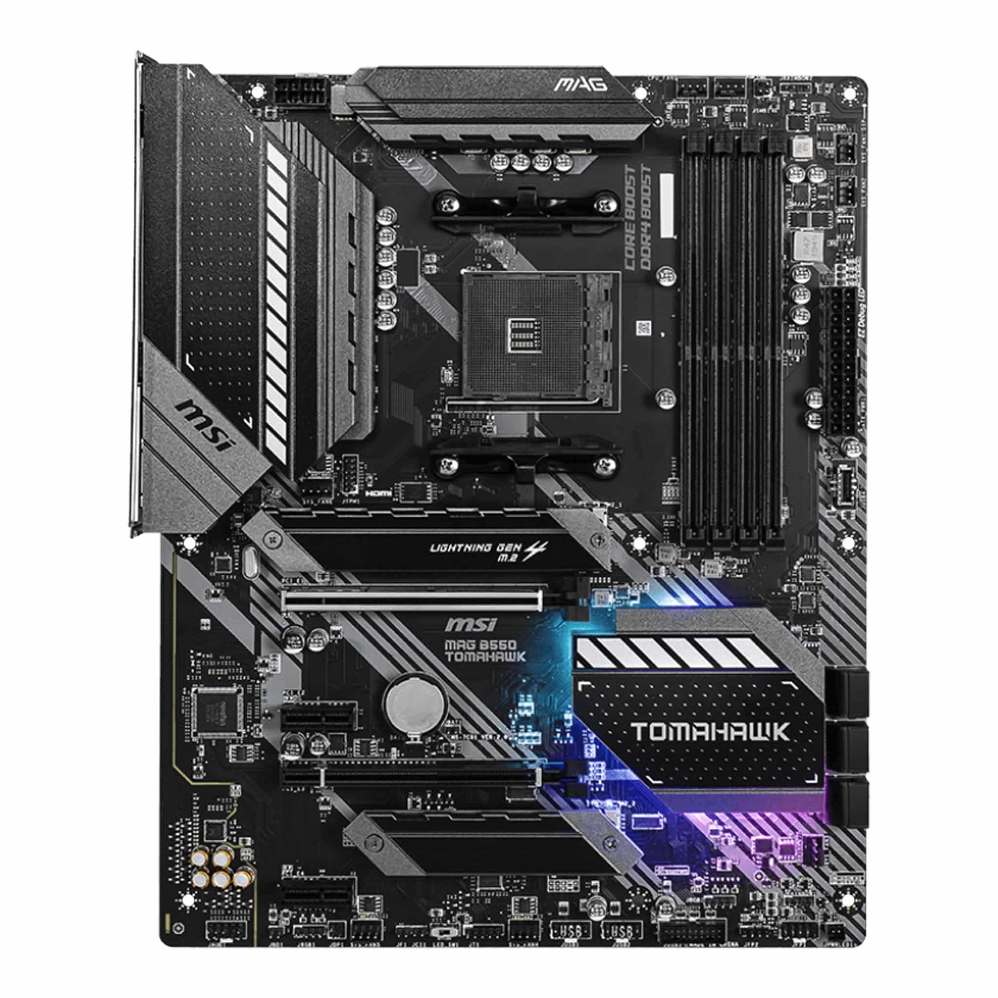 MSI MAG B550 Tomahawk DDR4 AM4 ATX Motherboard