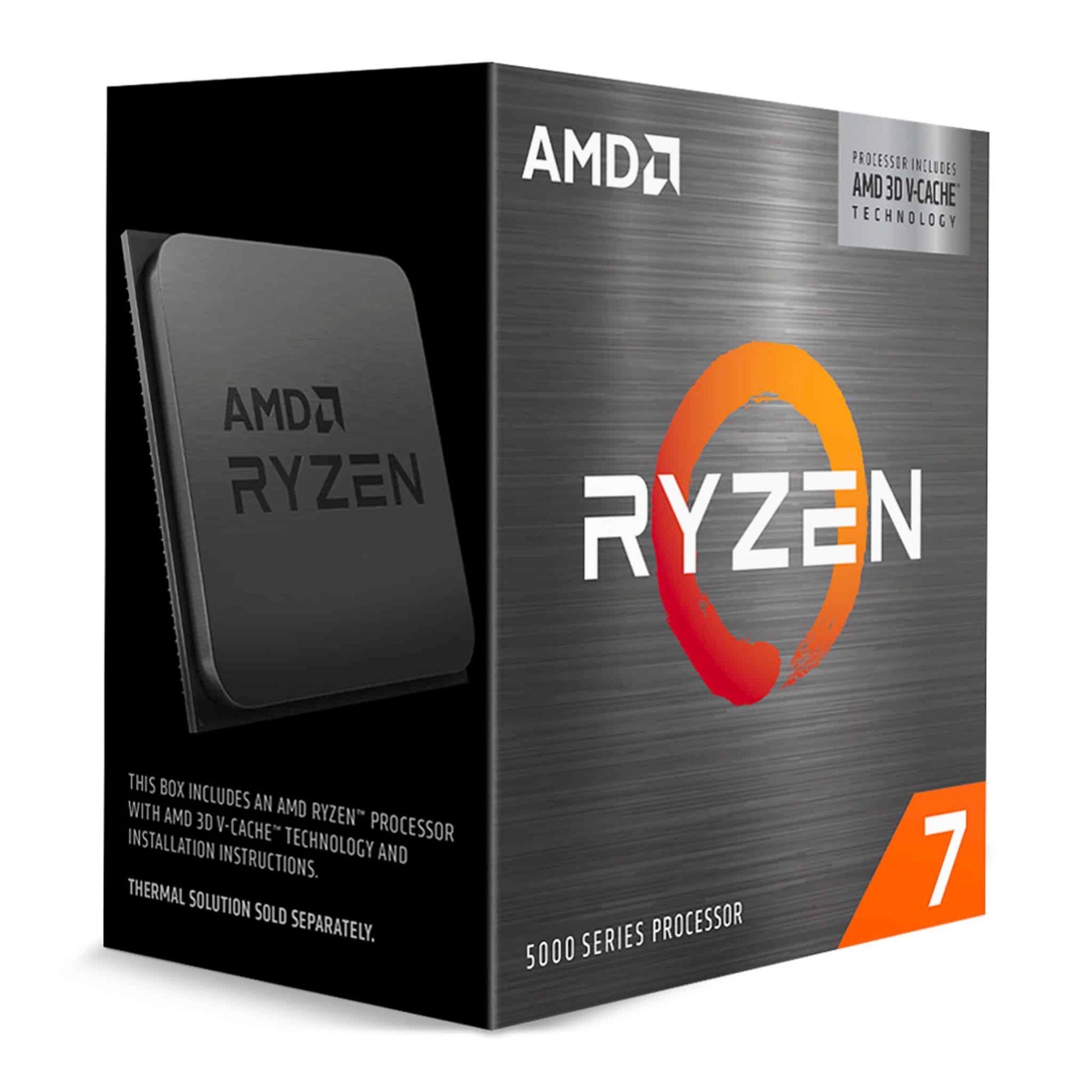 AMD Ryzen 7 5800X3D 8 Core AM4 3.40 GHz Unlocked CPU Processor (4.5 GHz Max Boost)