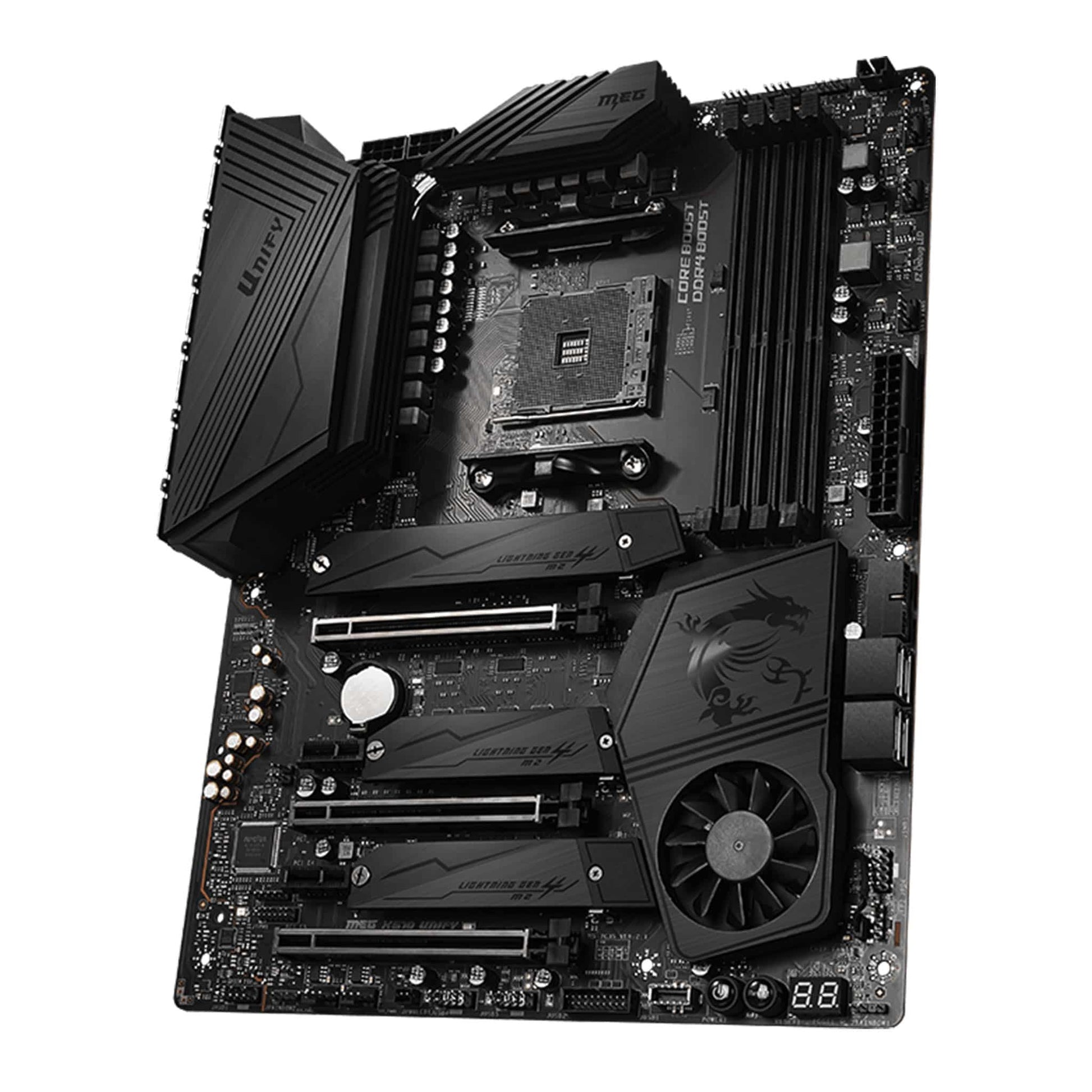 MSI MEG X570 UNIFY PRO Ryzen AM4 AMD All Black ATX Motherboard