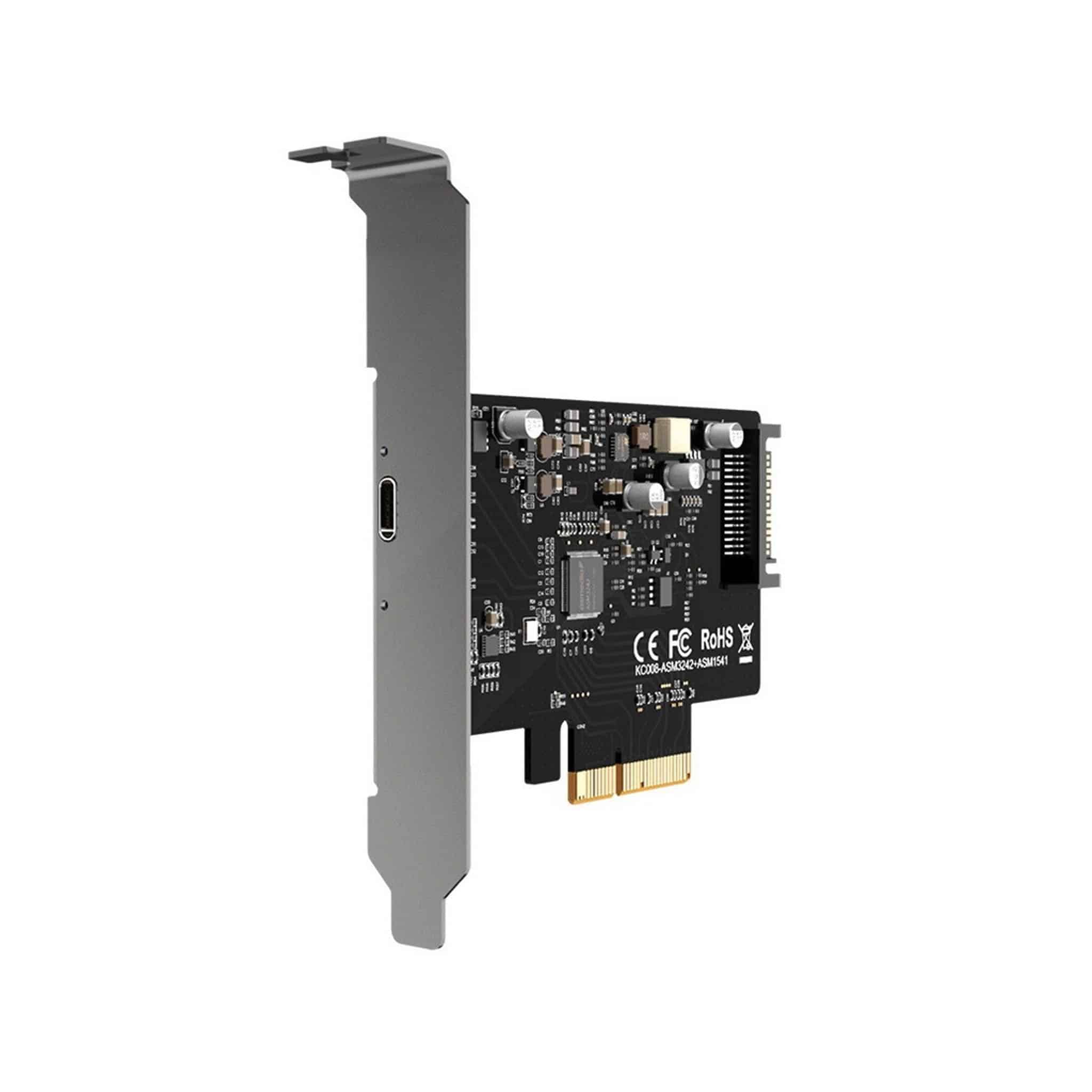 Simplecom EC318 PCI-e x4 to USB 3.2 Gen2x2 20Gbps USB-C Expansion Card