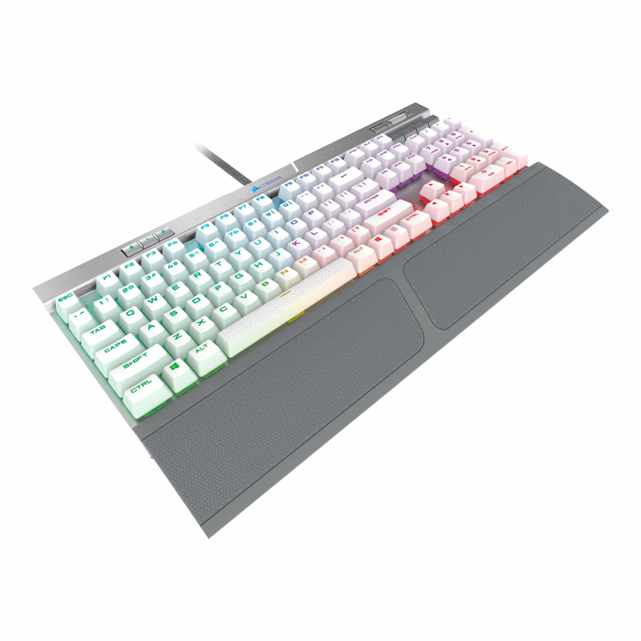 Corsair K70 RGB MK.2 SE Silver Mechanical Gaming Keyboard - Cherry MX Speed