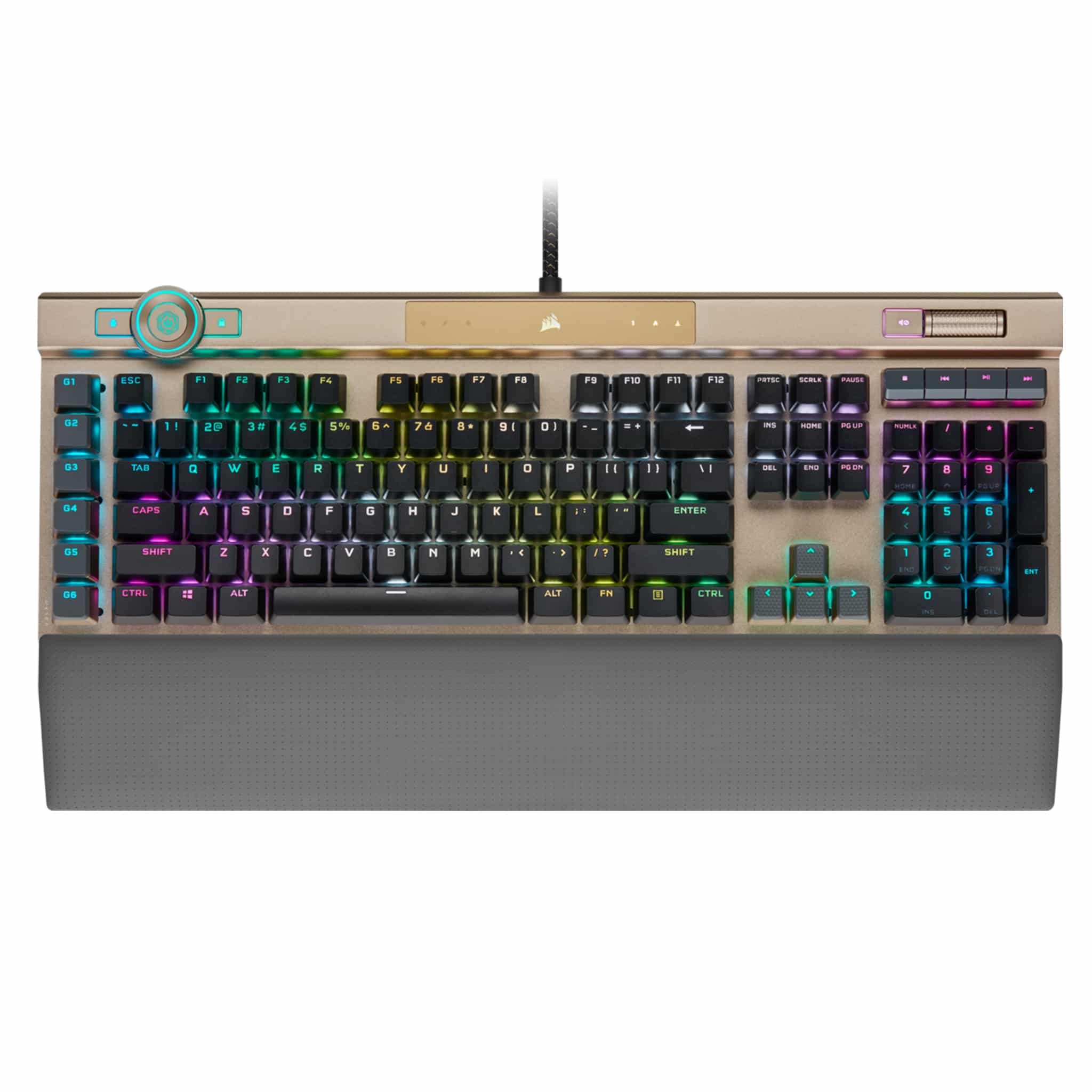 Corsair K100 RGB Midnight Gold Optical-Mechanical Gaming Keyboard