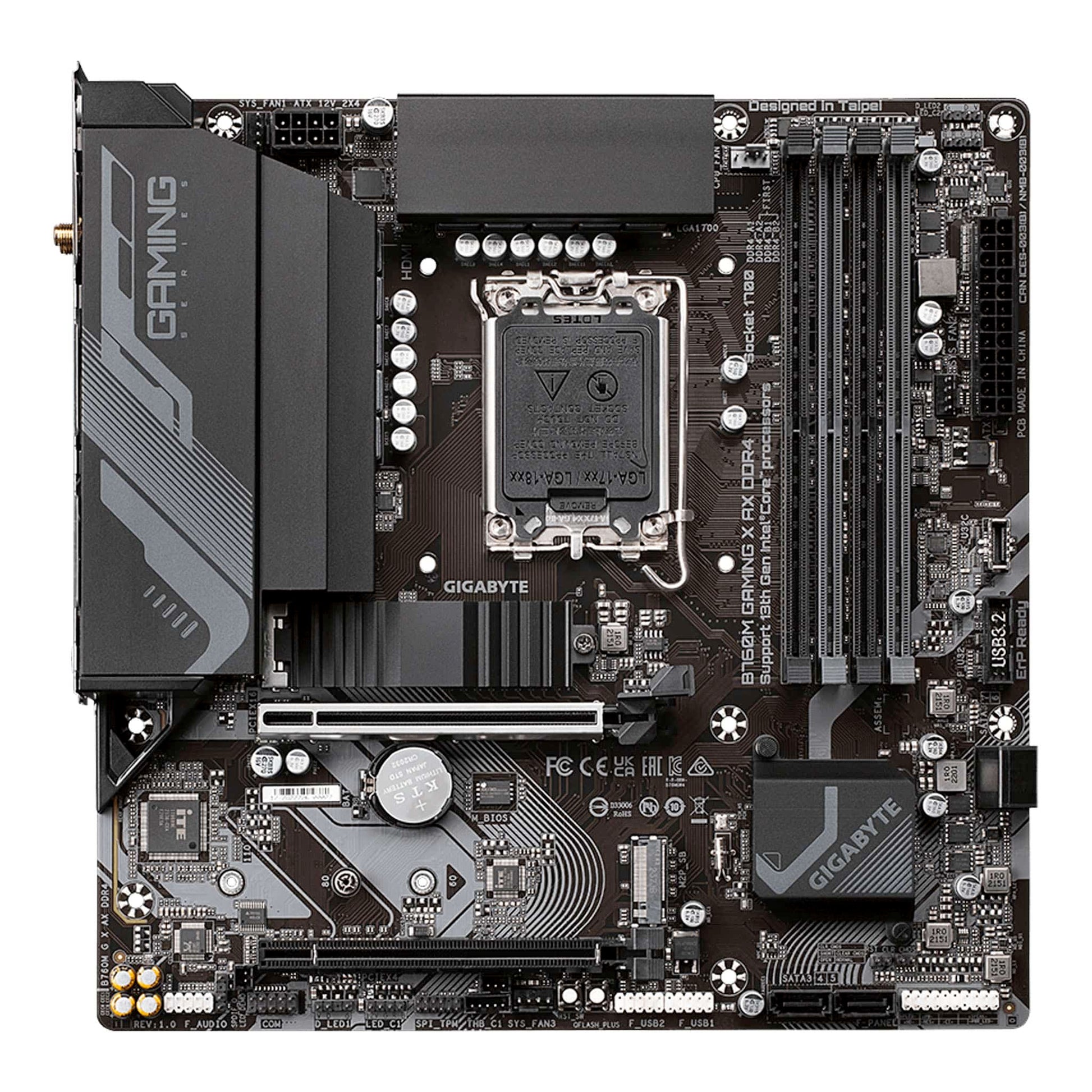 Gigabyte B760M Gaming X AX DDR4 LGA 1700 microATX Motherboard