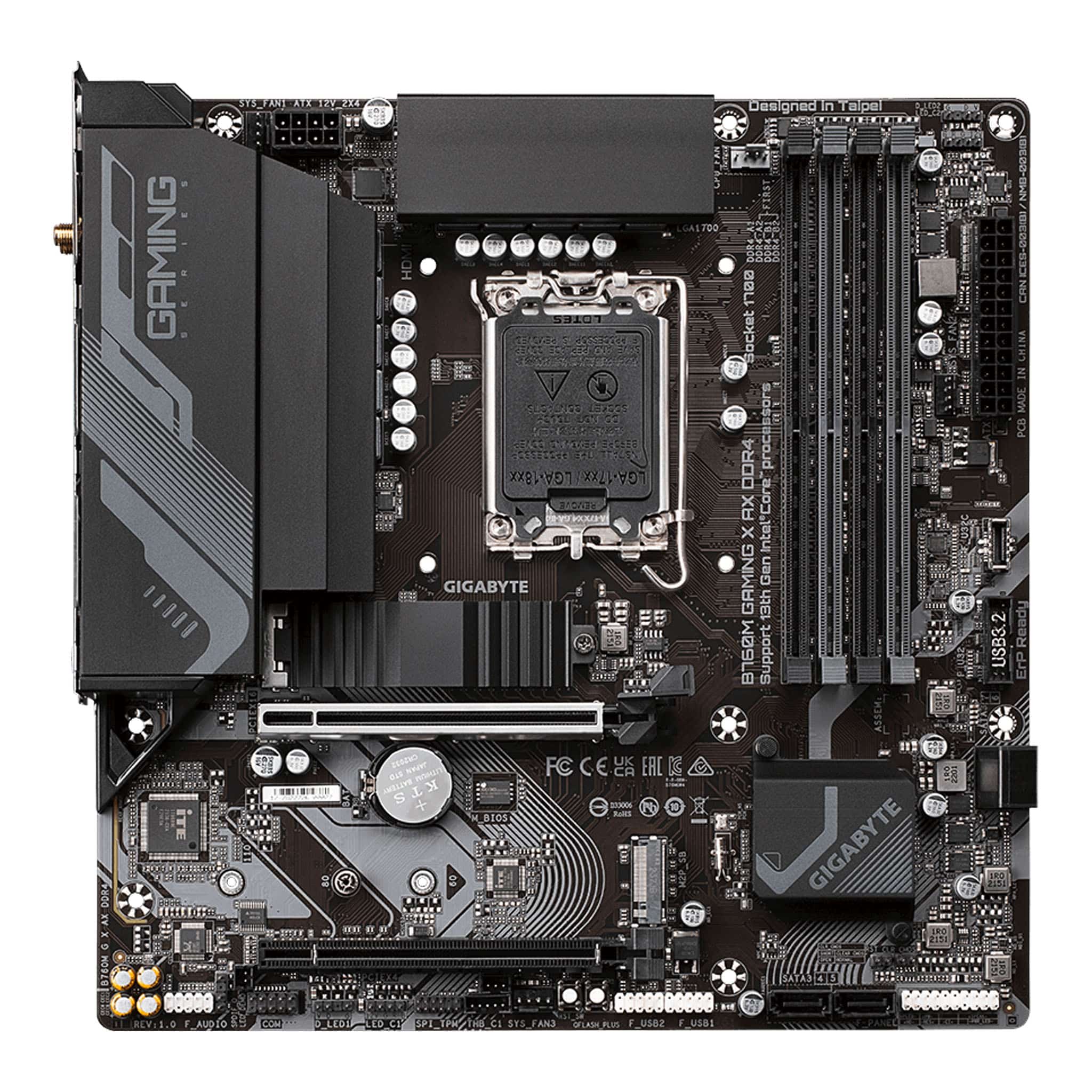 Gigabyte B760M Gaming X AX DDR4 LGA 1700 microATX Motherboard