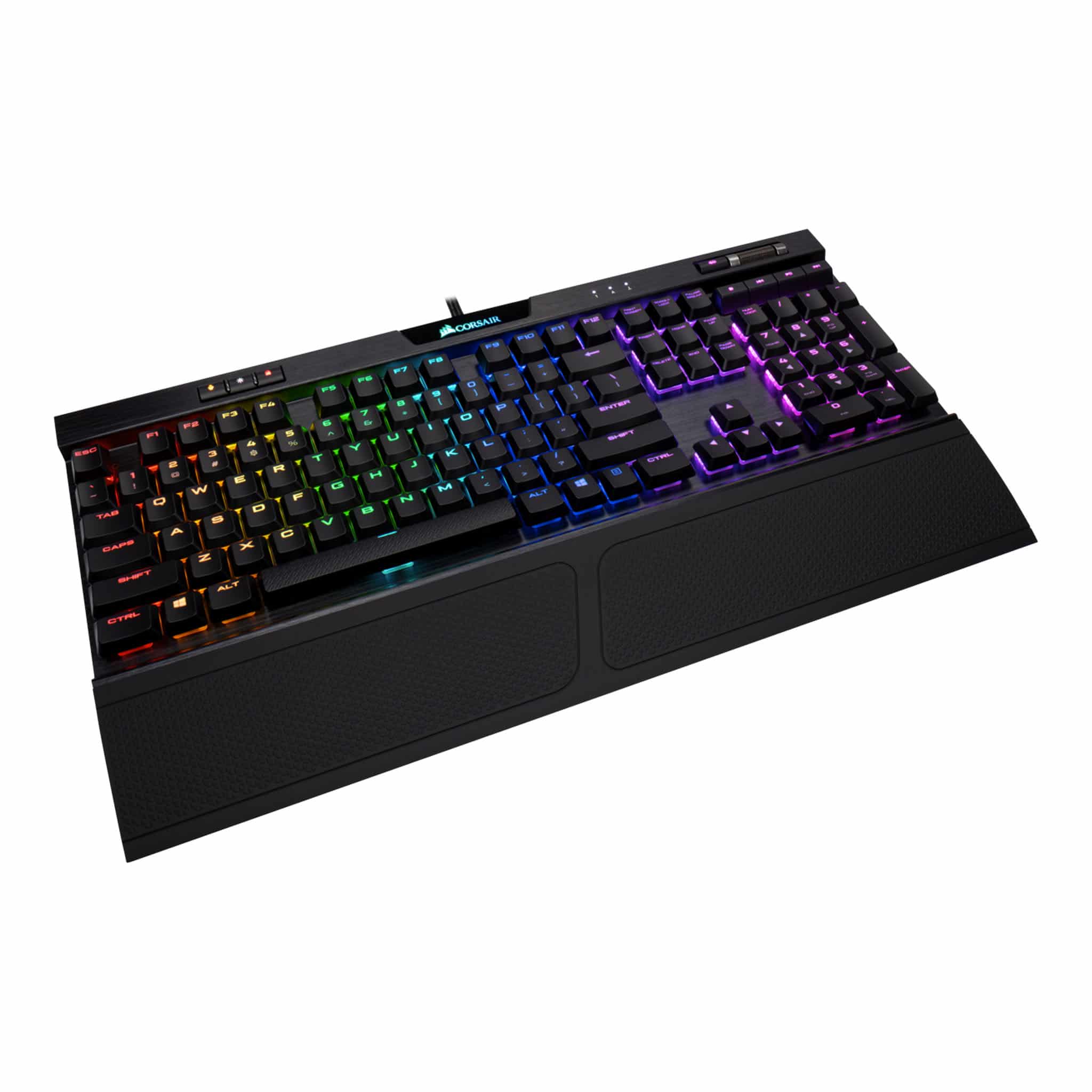 Corsair K70 RGB MK.2 Low Profile RAPIDFIRE Black Mechanical Gaming Keyboard - Cherry MX Low Profile Speed