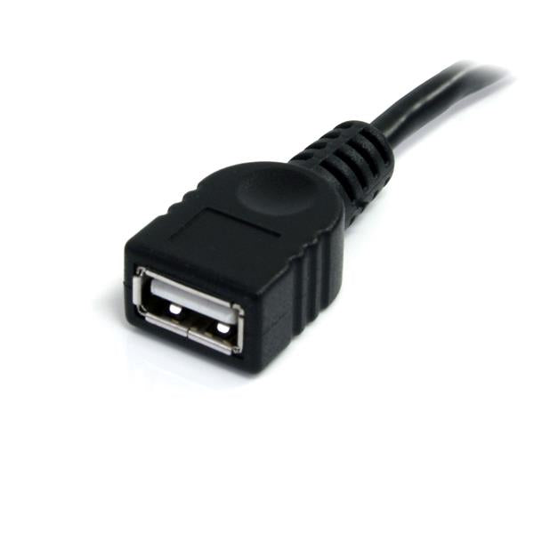 StarTech USB 2.0 3ft A to A Extension Cable Black