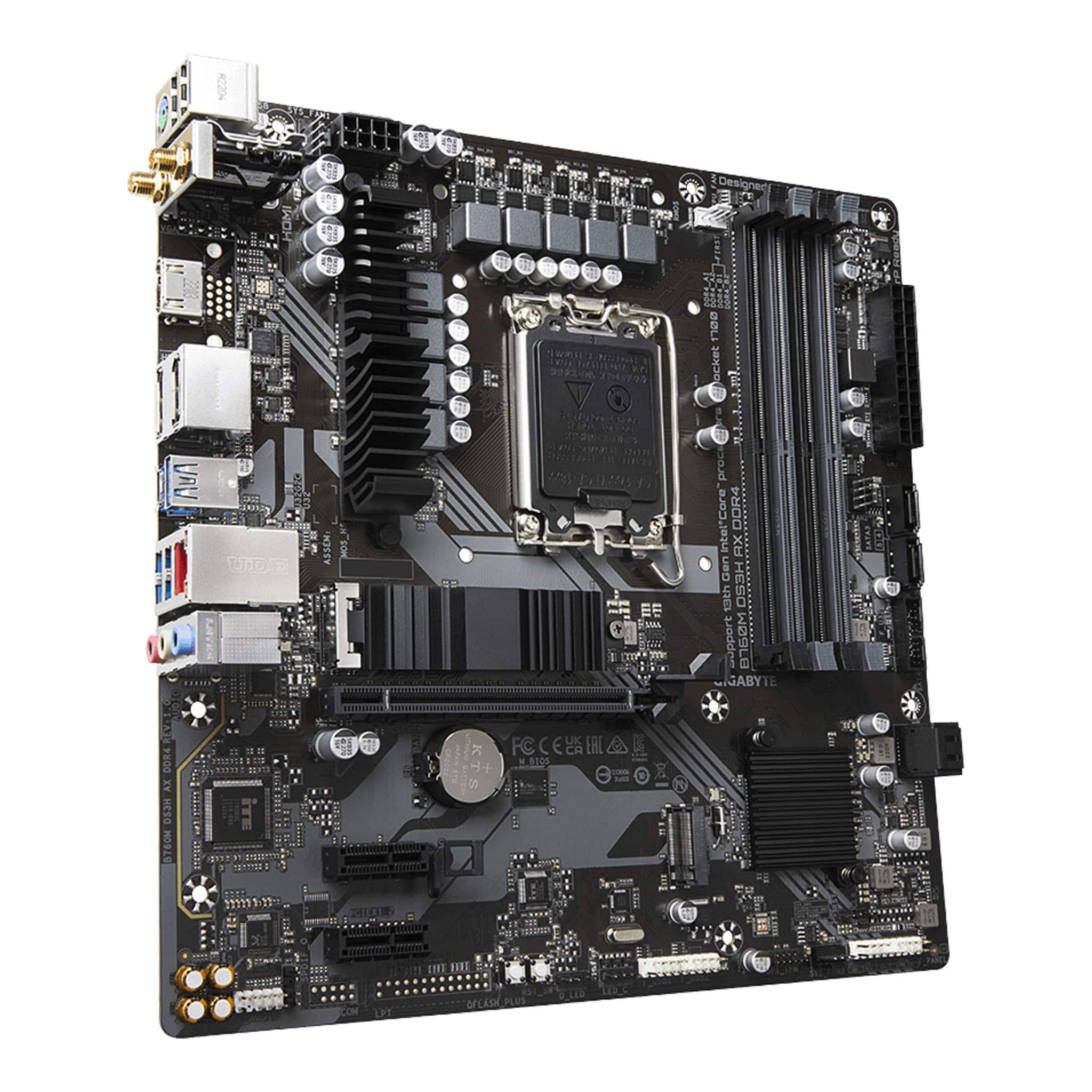 Gigabyte B760M DS3H AX DDR4 LGA 1700 MicroATX Motherboard
