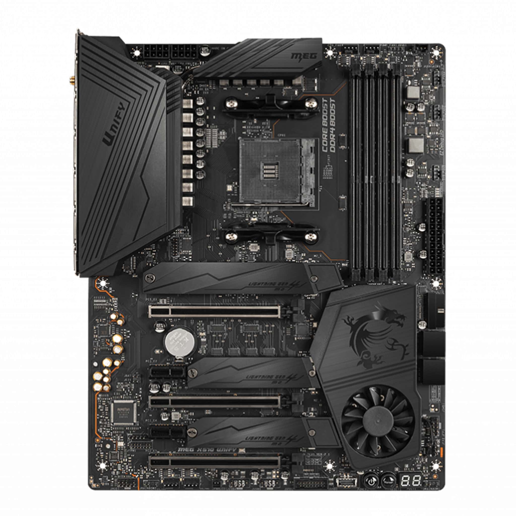 MSI MEG X570 UNIFY PRO Ryzen AM4 AMD All Black ATX Motherboard