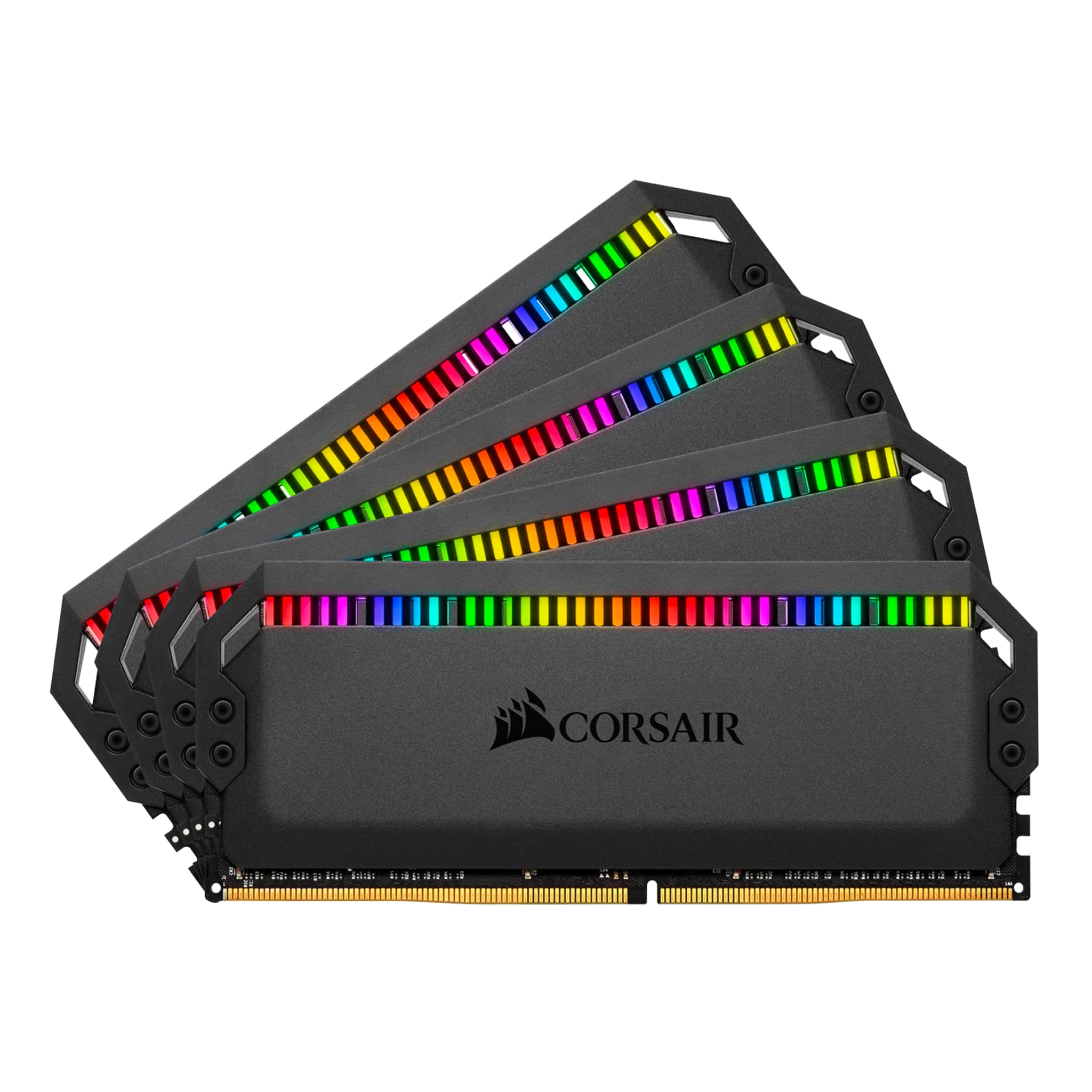 Corsair Dominator Platinum RGB 64GB Kit (4x16GB) DDR4 3200MHz C16 White Desktop Gaming Memory CMT64GX4M4E3200C16