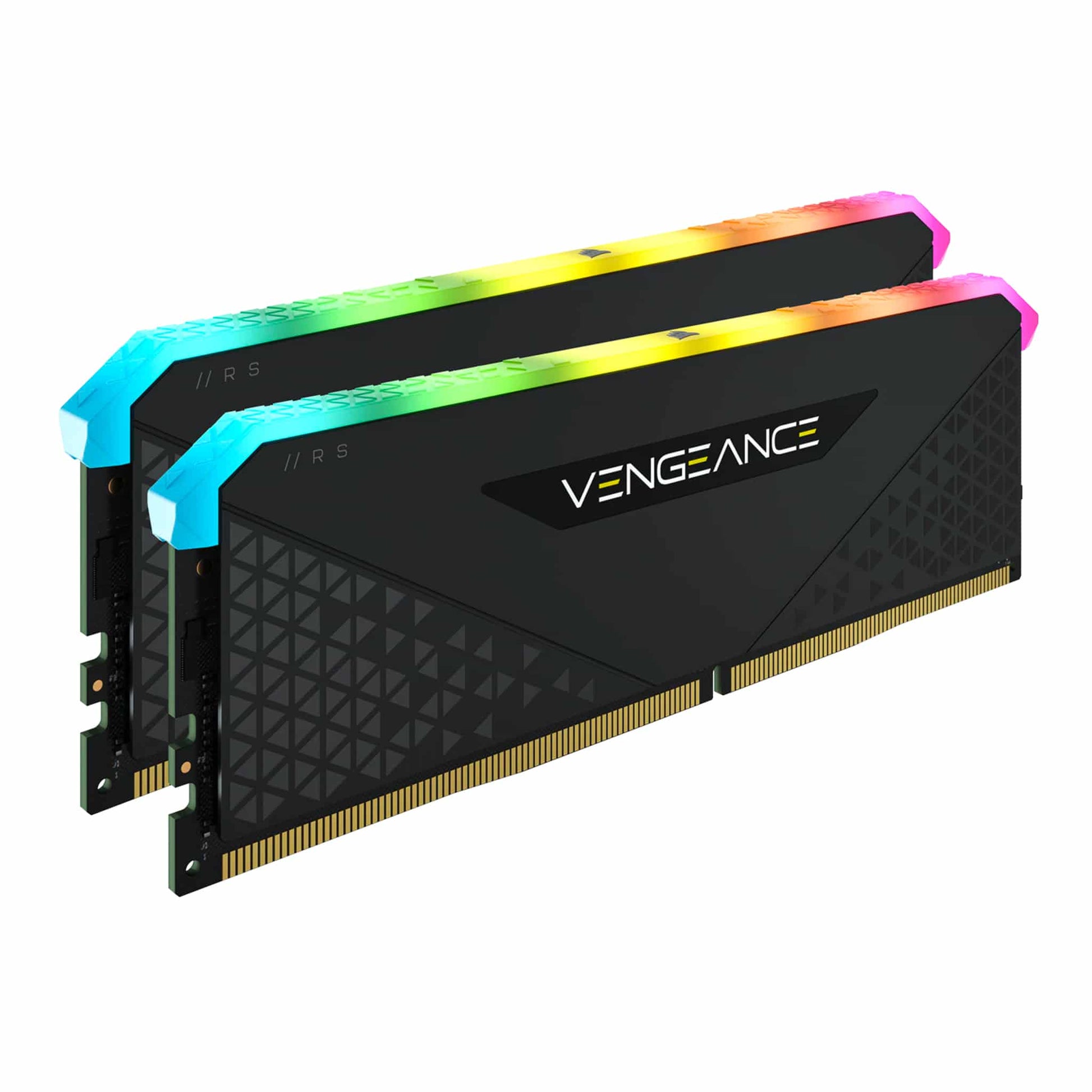 Corsair Vengeance RGB RS 16GB Kit (2x8GB) DDR4 3200MHz C16 Black Desktop Gaming Memory CMG16GX4M2E3200C16
