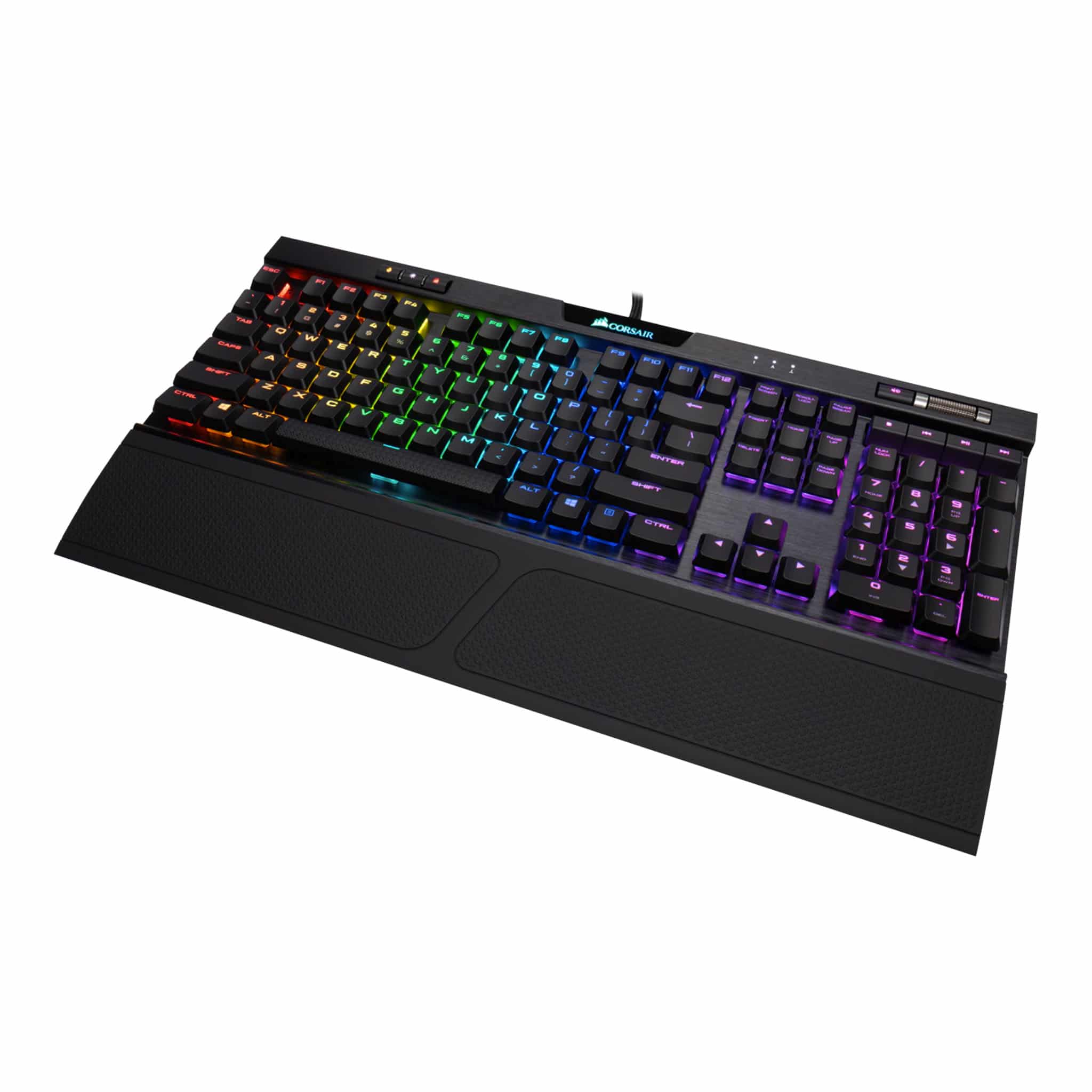 Corsair K70 RGB MK.2 Low Profile RAPIDFIRE Black Mechanical Gaming Keyboard - Cherry MX Low Profile Speed
