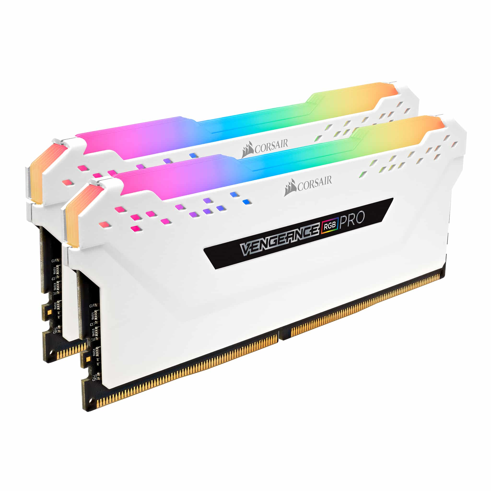 Corsair Vengeance RGB PRO 32GB Kit (2x16GB) DDR4 3200MHz C16 White Desktop Gaming Memory CMW32GX4M2E3200C16W