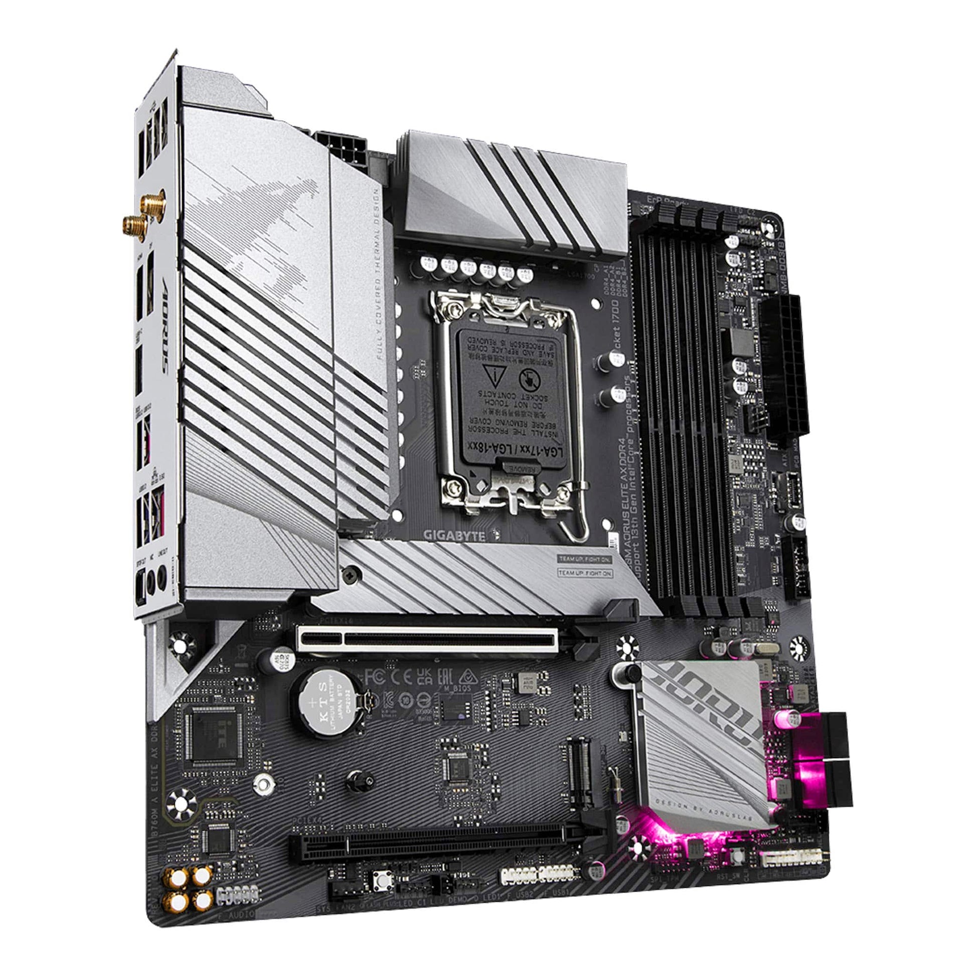 Gigabyte B760M Aorus Elite AX DDR4 LGA 1700 microATX Motherboard