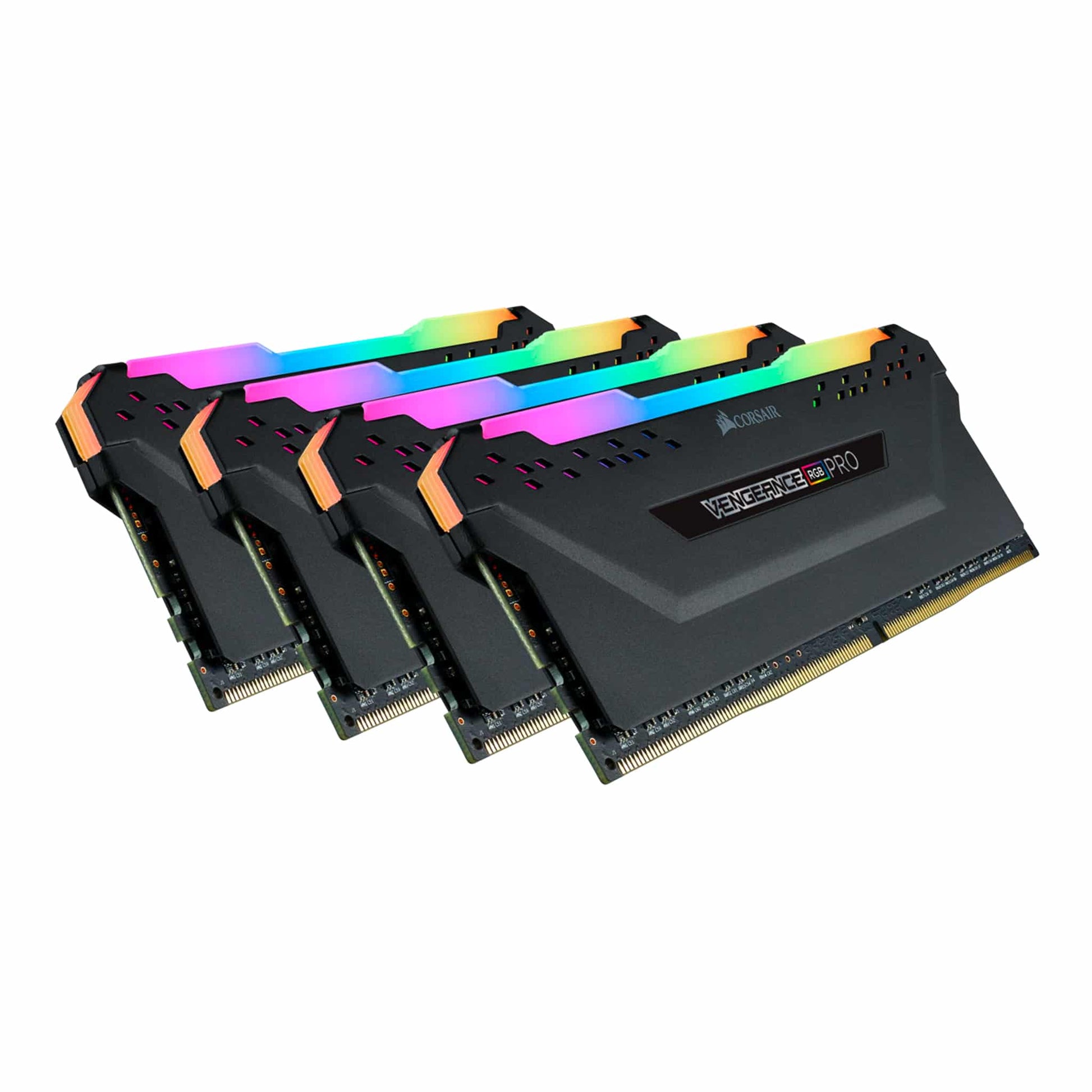 Corsair Vengeance RGB PRO 128GB Kit (4x32GB) DDR4 3200MHz C18 Black Desktop Gaming Memory CMW128GX4M4E3200C16