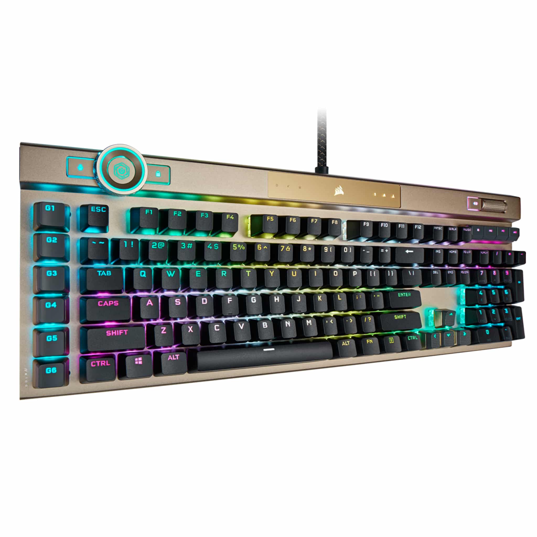 Corsair K100 RGB Midnight Gold Optical-Mechanical Gaming Keyboard