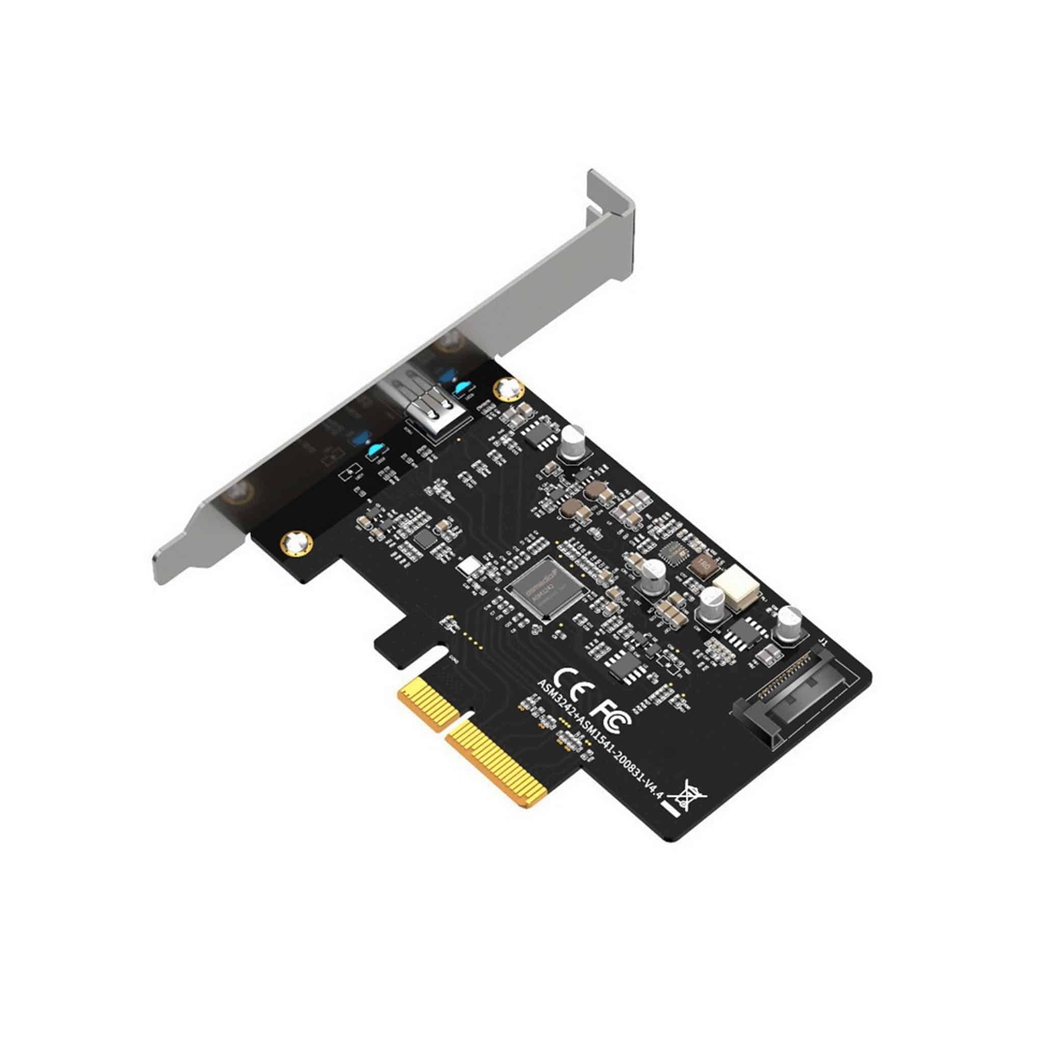 Simplecom EC318 PCI-e x4 to USB 3.2 Gen2x2 20Gbps USB-C Expansion Card