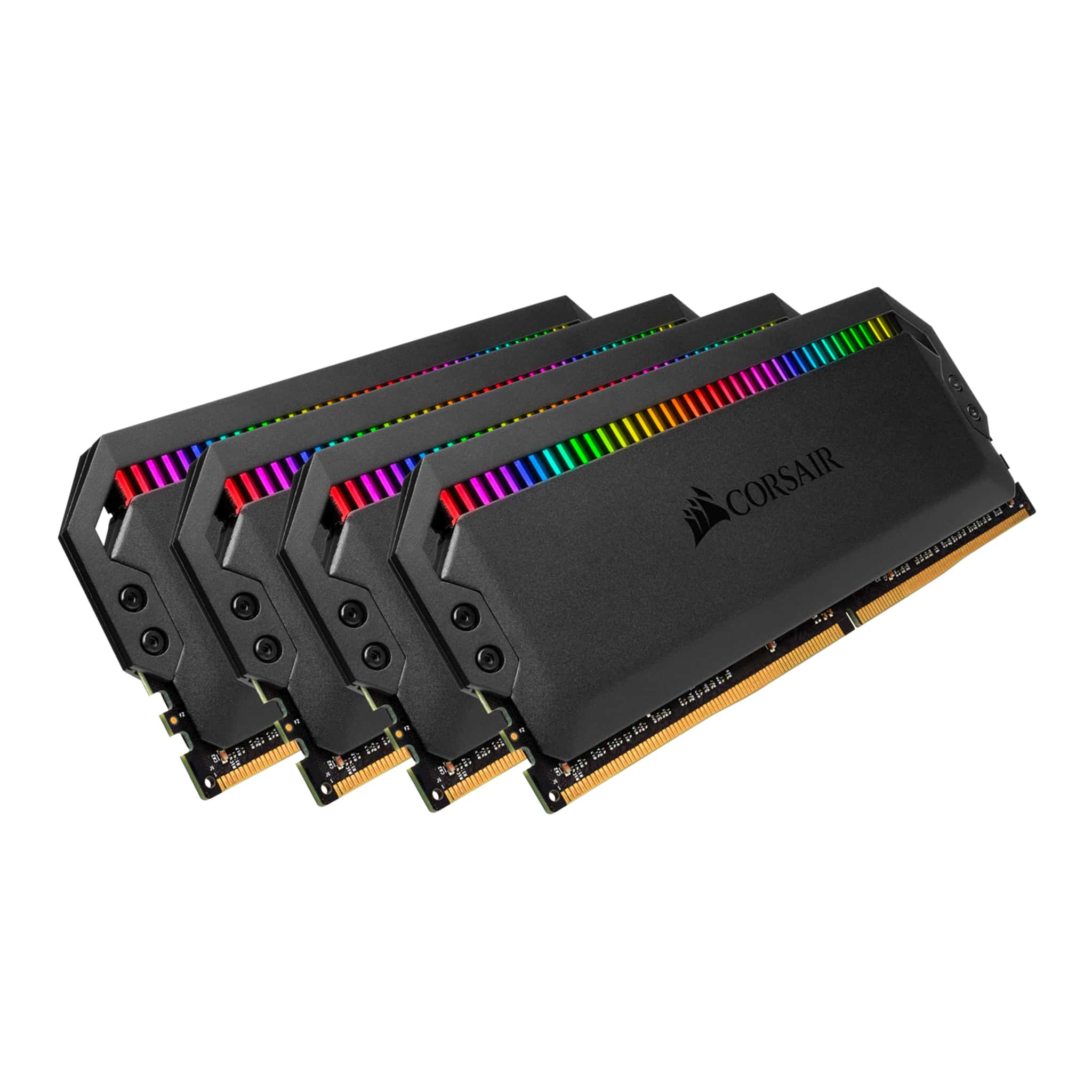 Corsair Dominator Platinum RGB 64GB Kit (4x16GB) DDR4 3200MHz C16 White Desktop Gaming Memory CMT64GX4M4E3200C16