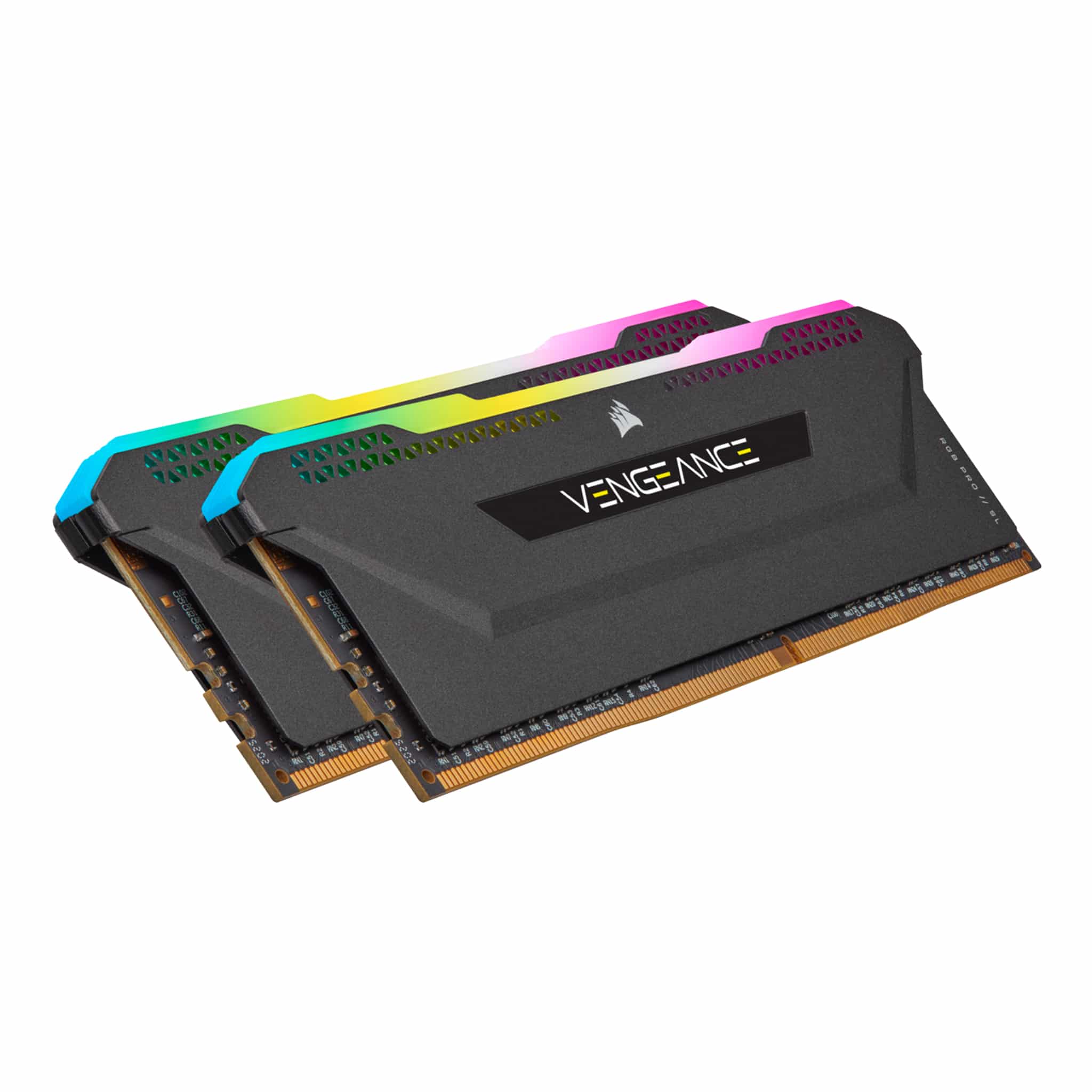 Corsair Vengeance RGB PRO SL 32GB Kit (2x16GB) DDR4 3600Mhz C18 Black Desktop Gaming Memory CMH32GX4M2D3600C18