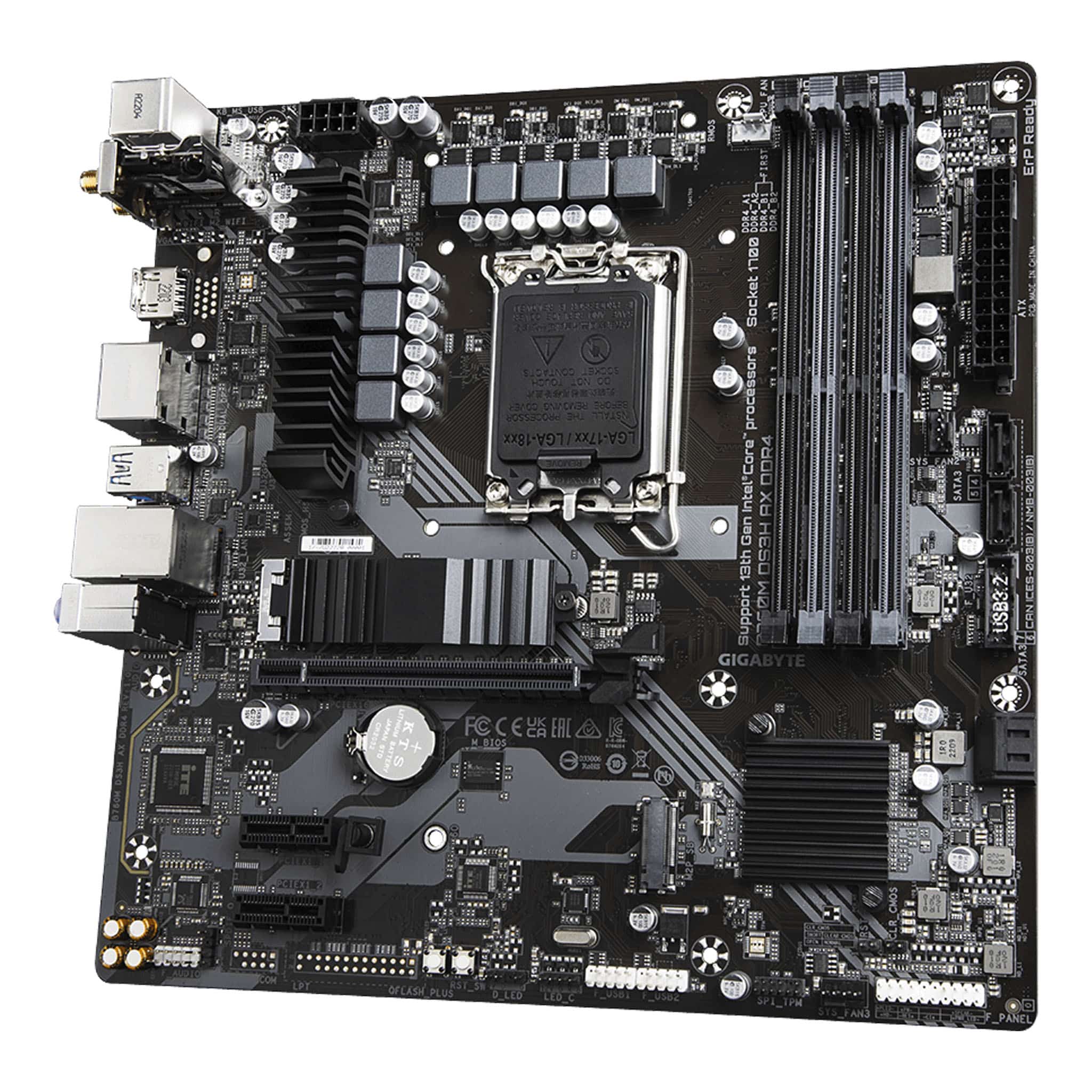 Gigabyte B760M DS3H AX DDR4 LGA 1700 MicroATX Motherboard