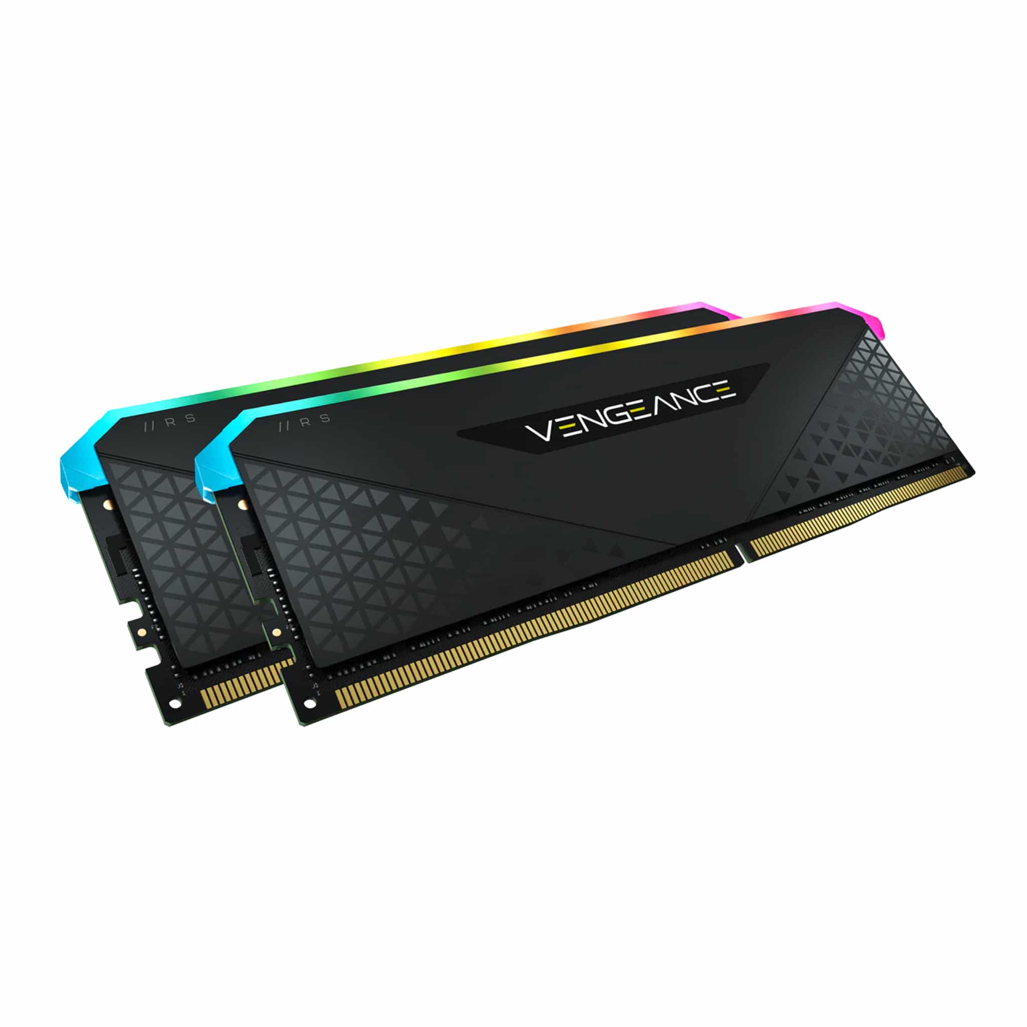 Corsair Vengeance RGB RS 16GB Kit (2x8GB) DDR4 3200MHz C16 Black Desktop Gaming Memory CMG16GX4M2E3200C16
