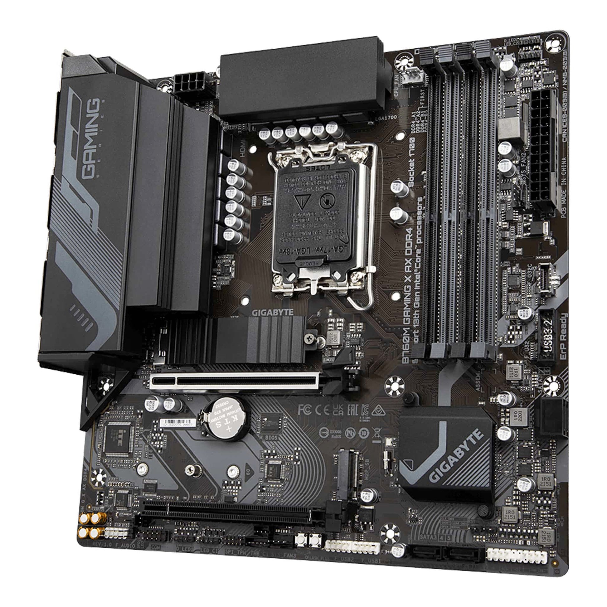 Gigabyte B760M Gaming X AX DDR4 LGA 1700 microATX Motherboard