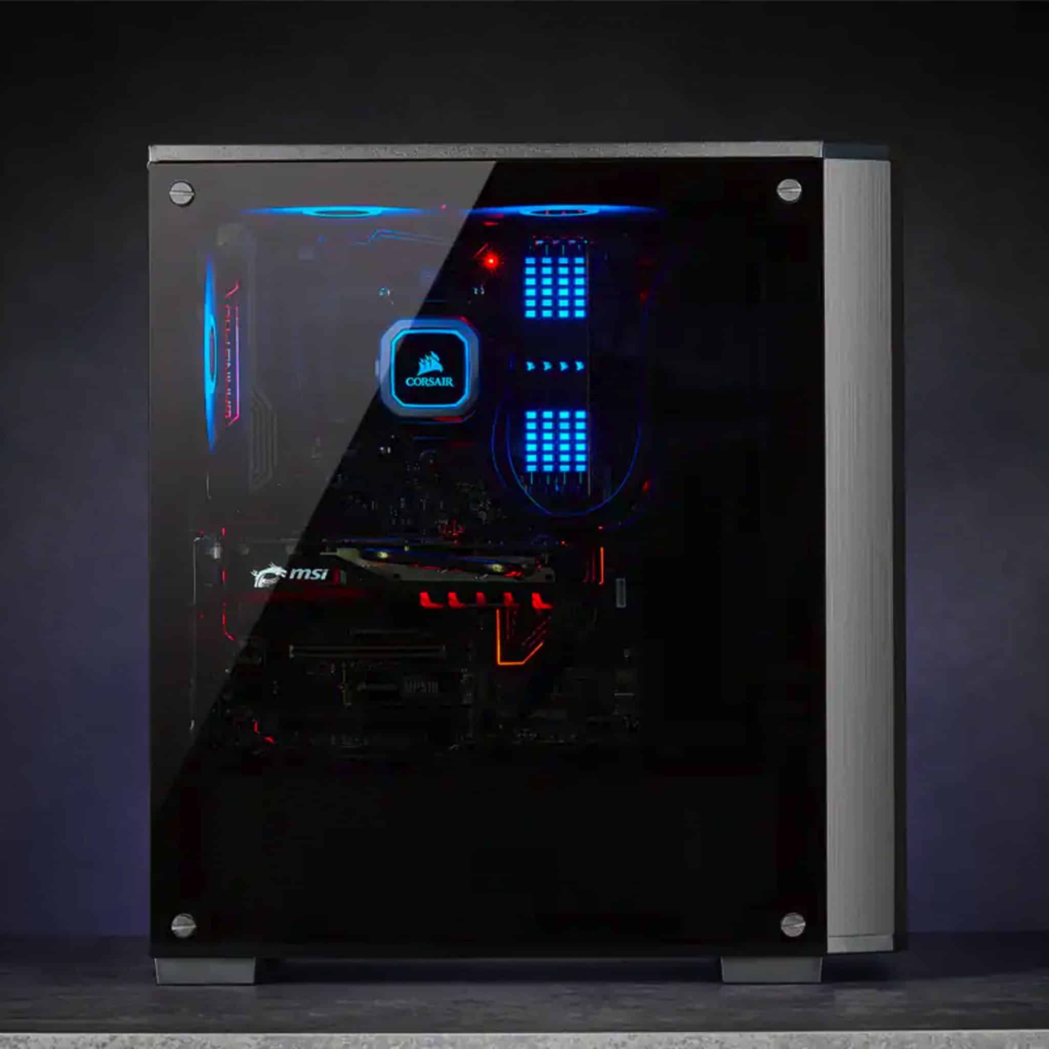 Corsair Carbide Series 175R Black RGB Tempered Glass Mid-Tower Quiet ATX Gaming Case