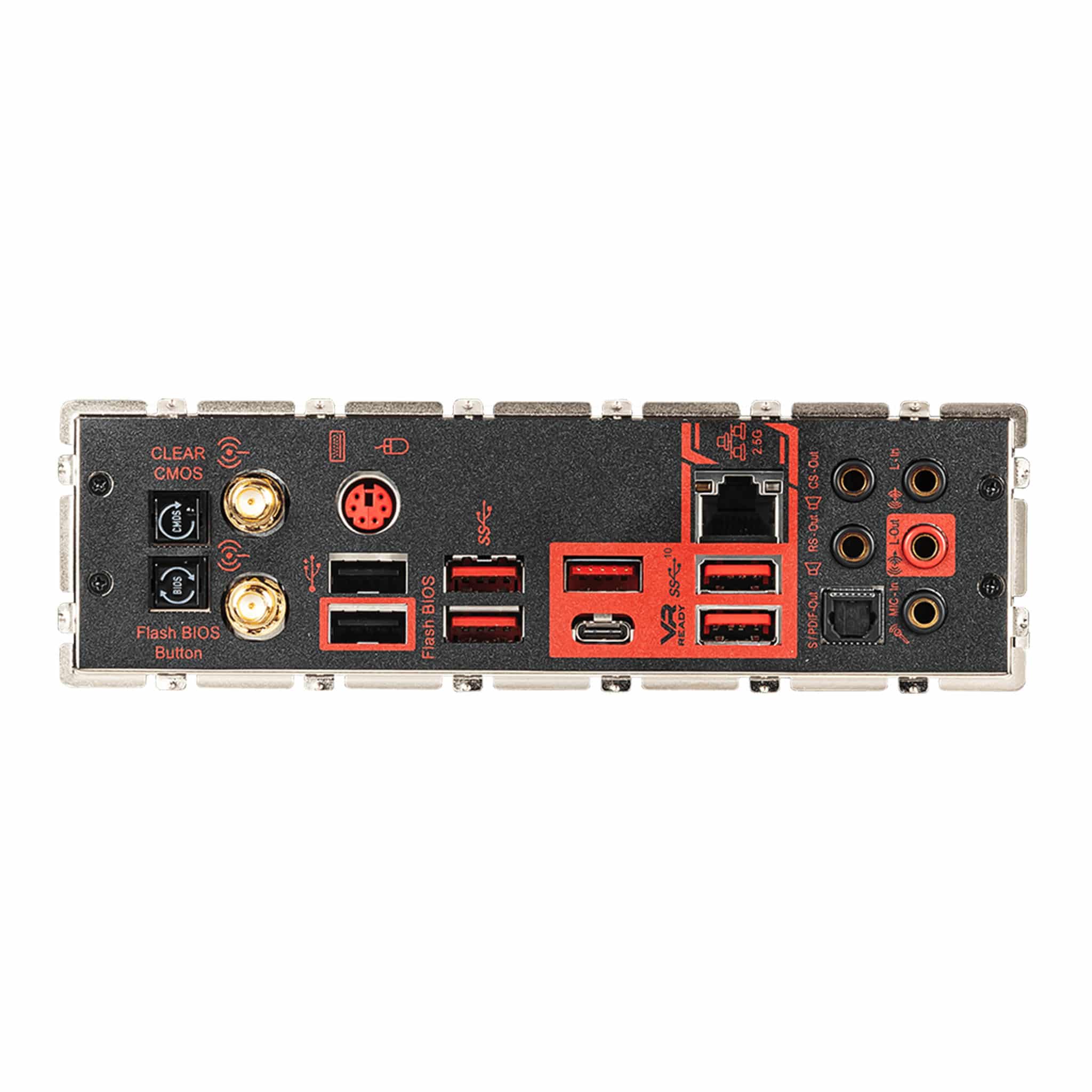 MSI MEG X570 UNIFY PRO Ryzen AM4 AMD All Black ATX Motherboard Back Panel