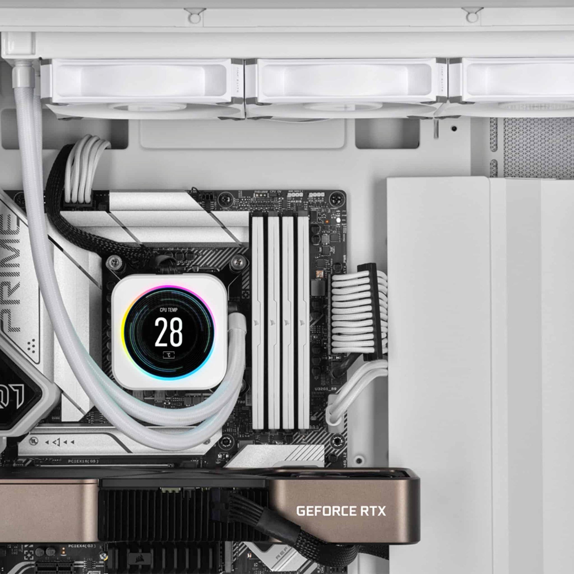Corsair AF120 ELITE High-Performance 120mm White PWM Fluid Dynamic Bearing Fan