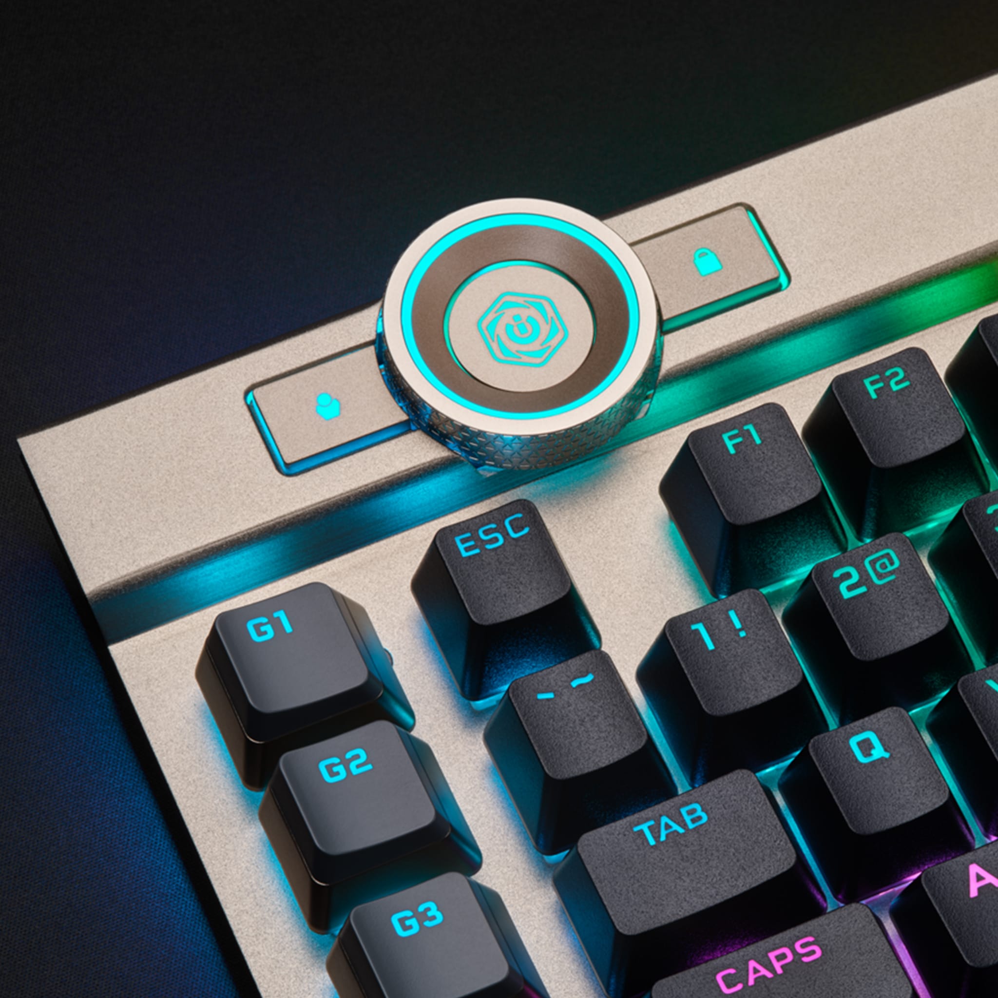 Corsair K100 RGB Midnight Gold Optical-Mechanical Gaming Keyboard