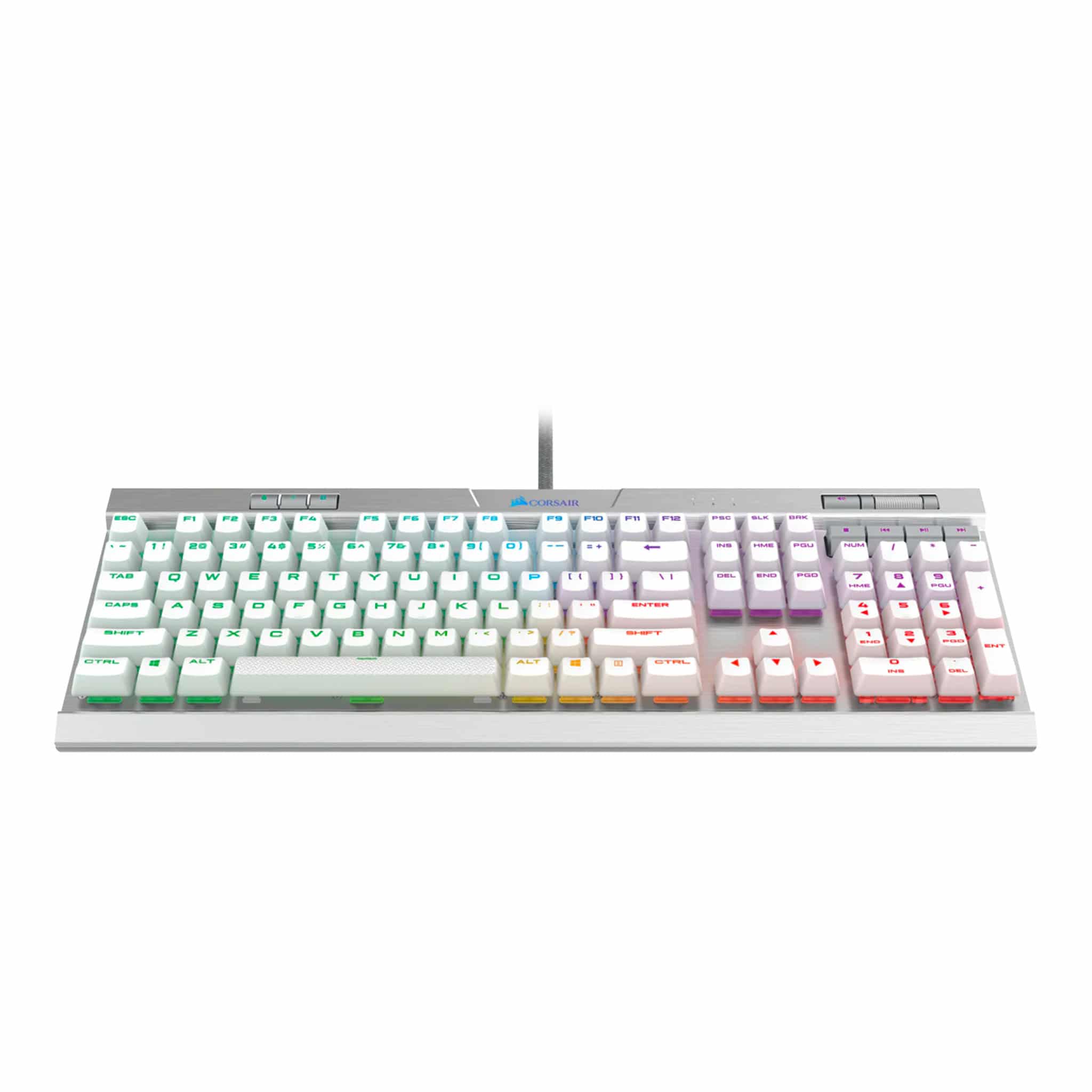 Corsair K70 RGB MK.2 SE Silver Mechanical Gaming Keyboard - Cherry MX Speed