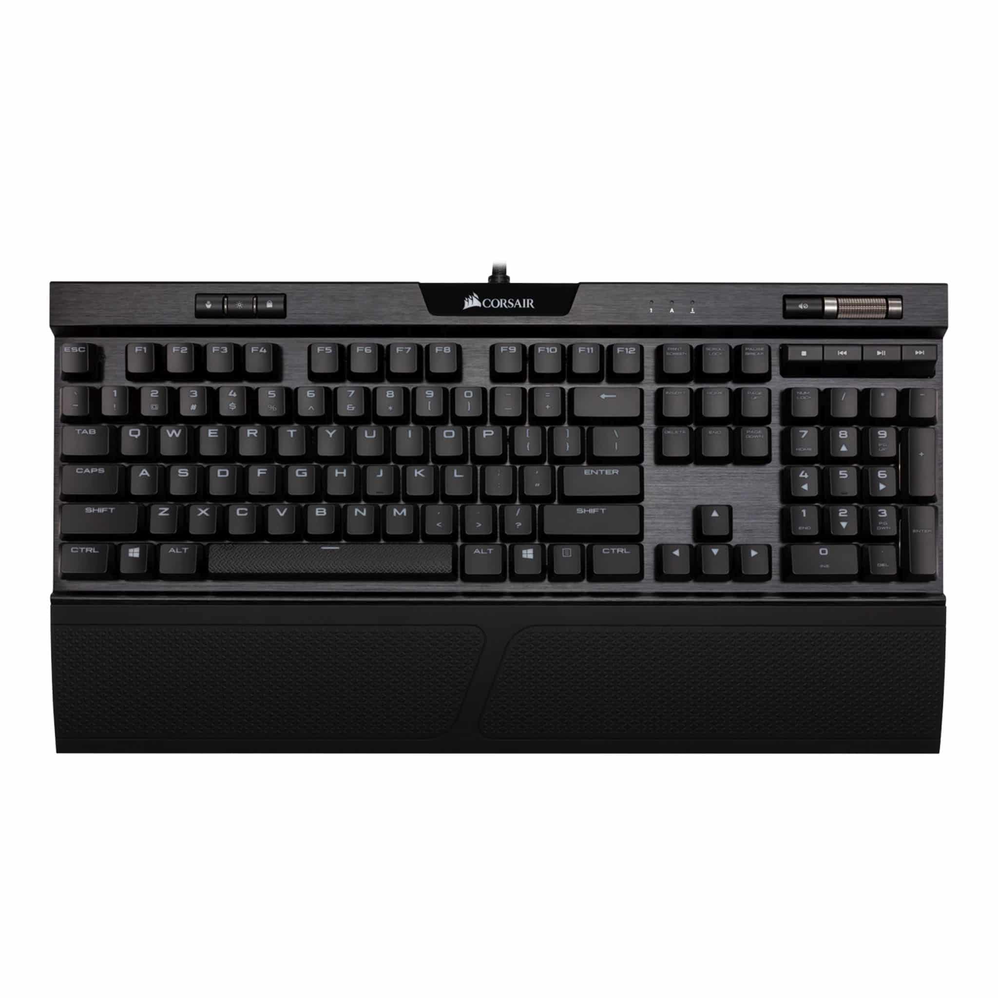 Corsair K70 RGB MK.2 Low Profile RAPIDFIRE Black Mechanical Gaming Keyboard - Cherry MX Low Profile Speed