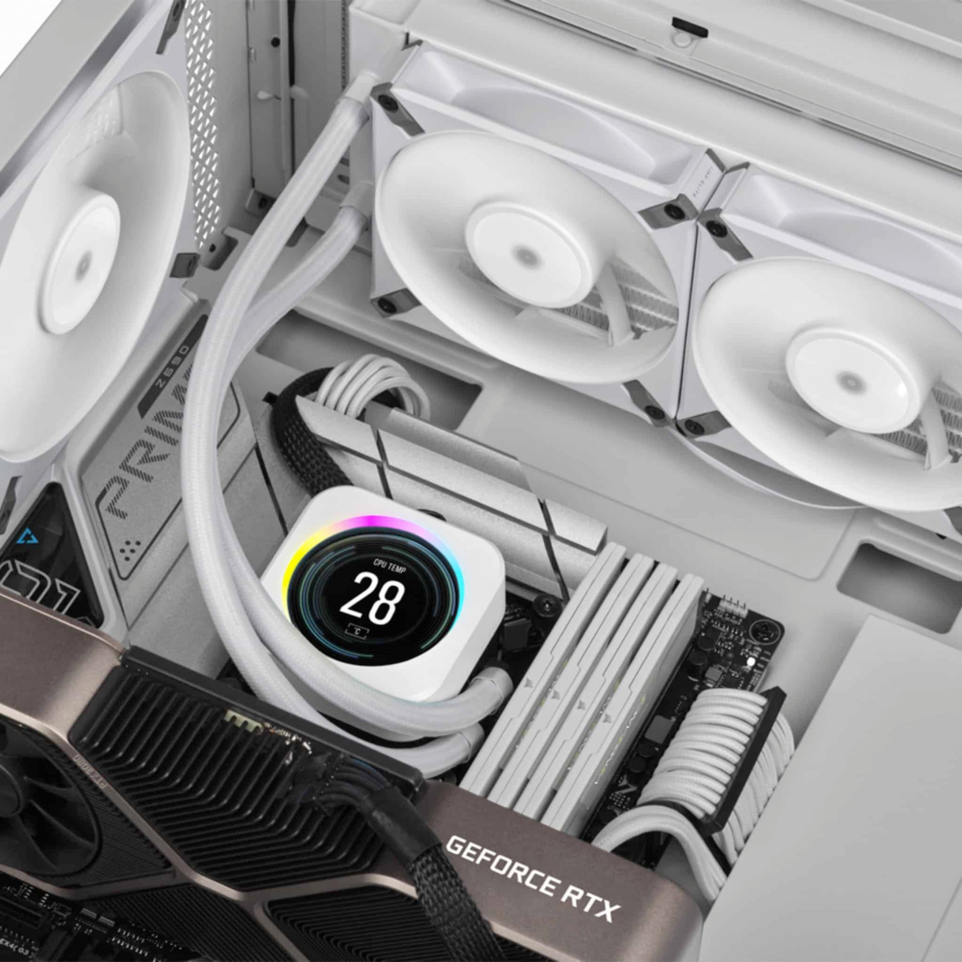 Corsair AF120 ELITE High-Performance 120mm White PWM Fluid Dynamic Bearing Fan