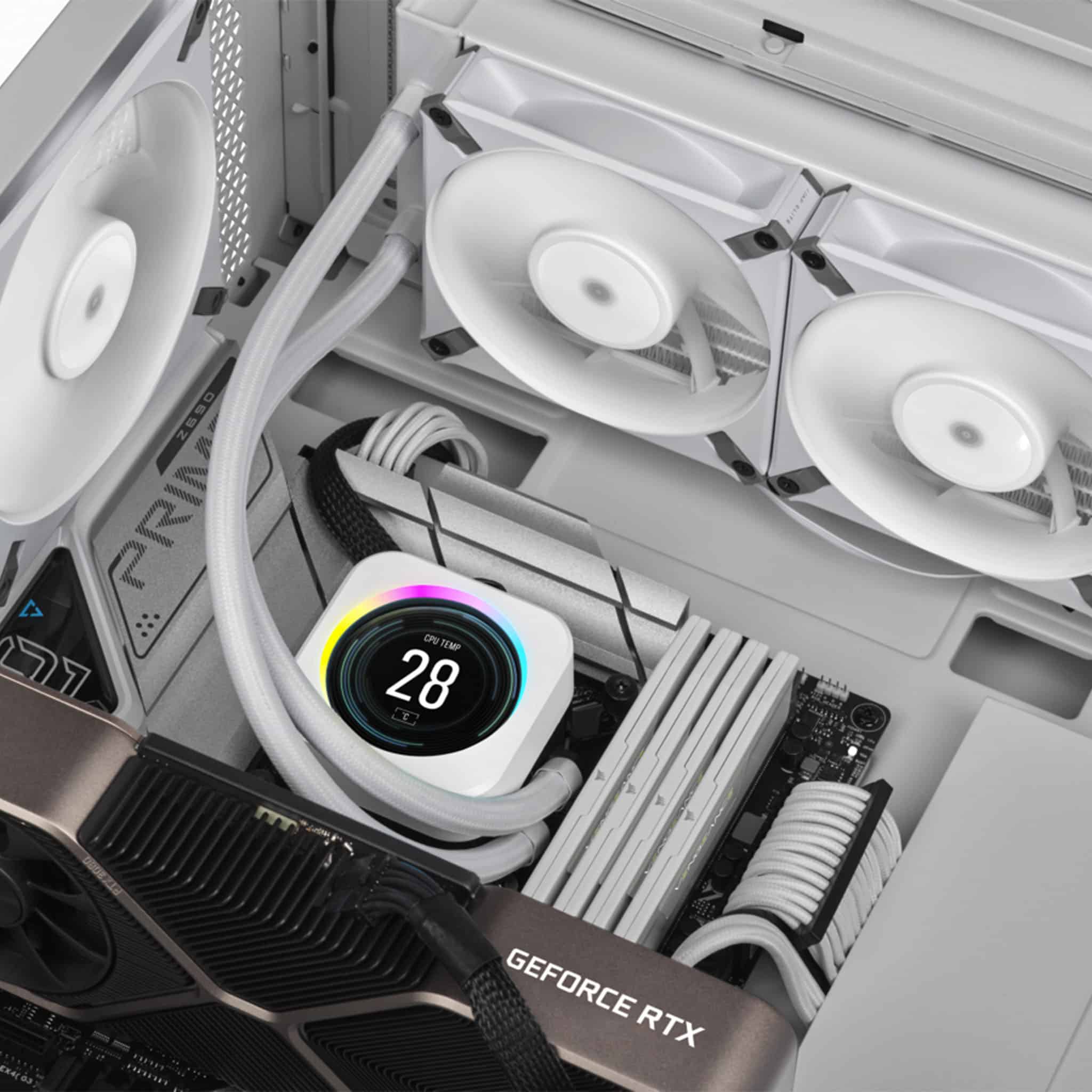 Corsair AF120 ELITE High-Performance 120mm White PWM Fluid Dynamic Bearing Fan