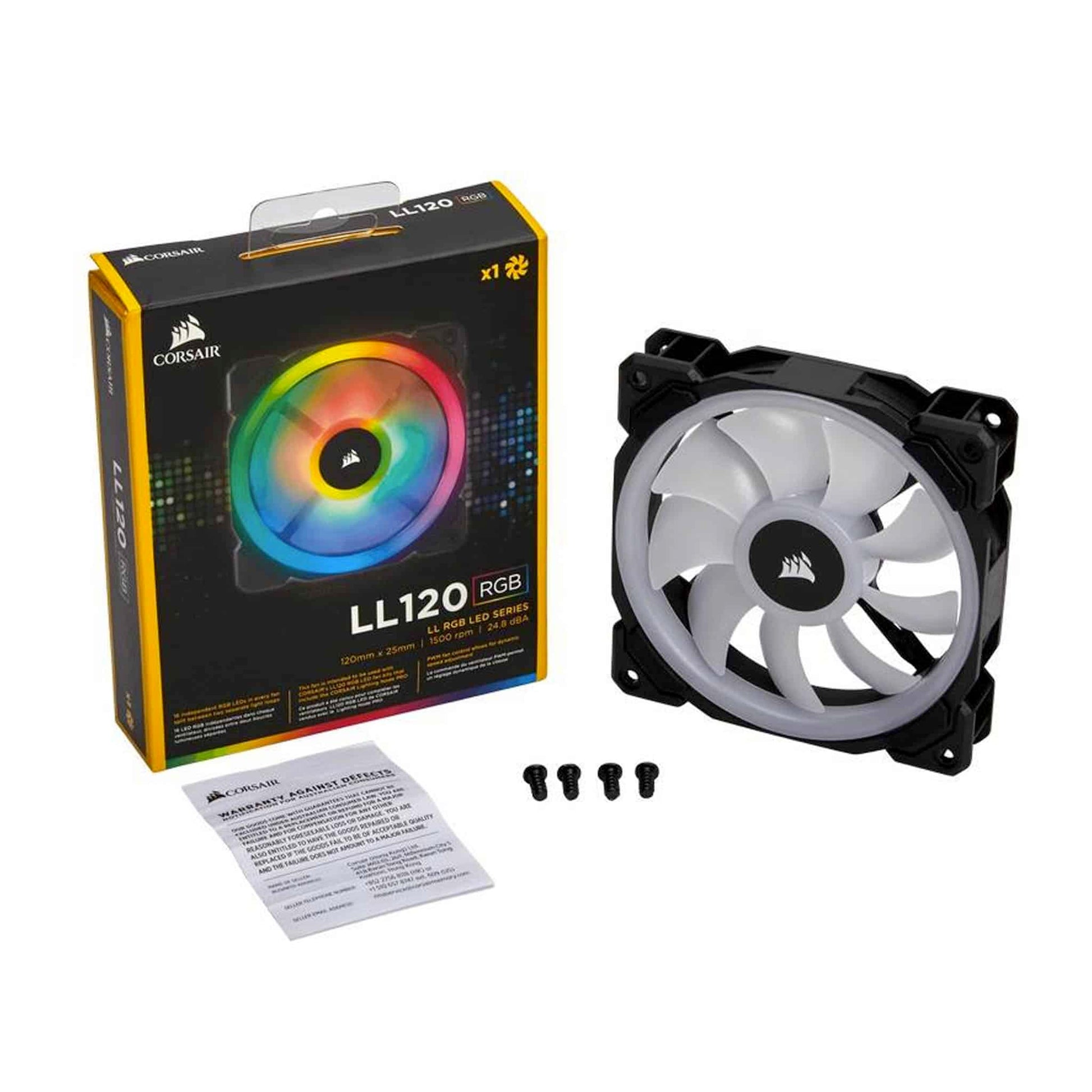 Corsair LL120 RGB 120mm Dual Light Loop RGB LED PWM Fan