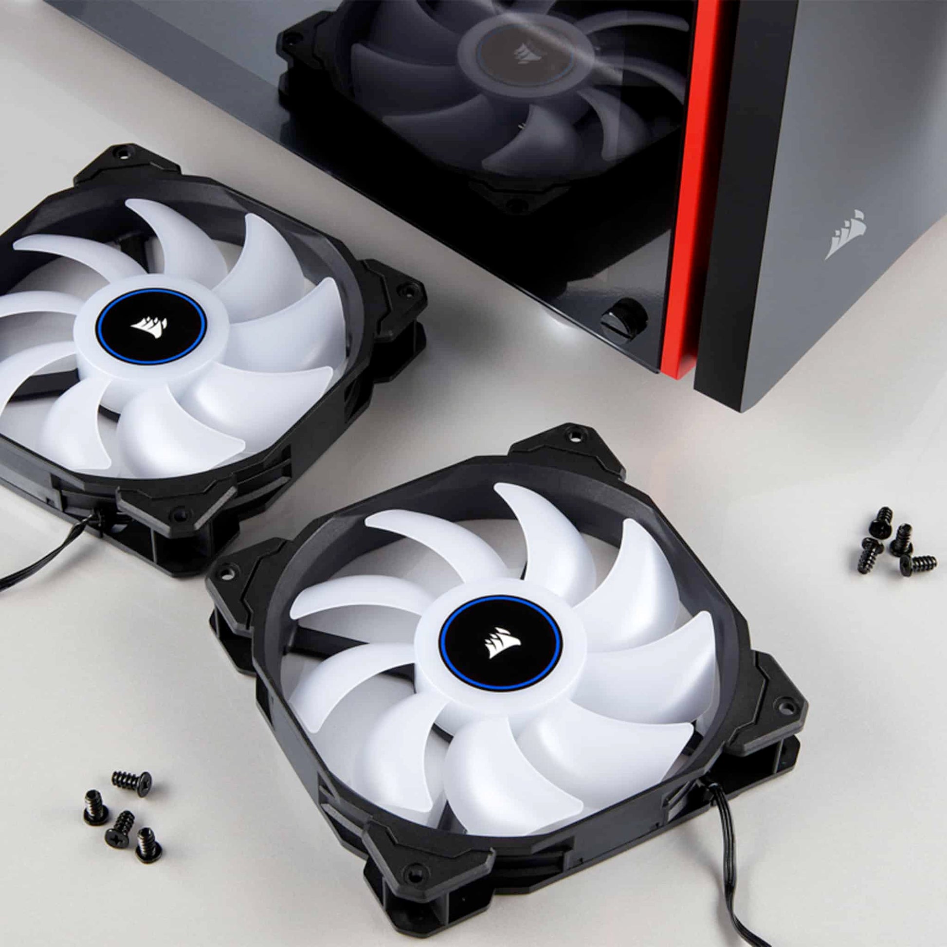 Corsair Air Series AF140 Blue LED 140mm Fan – 2 Pack