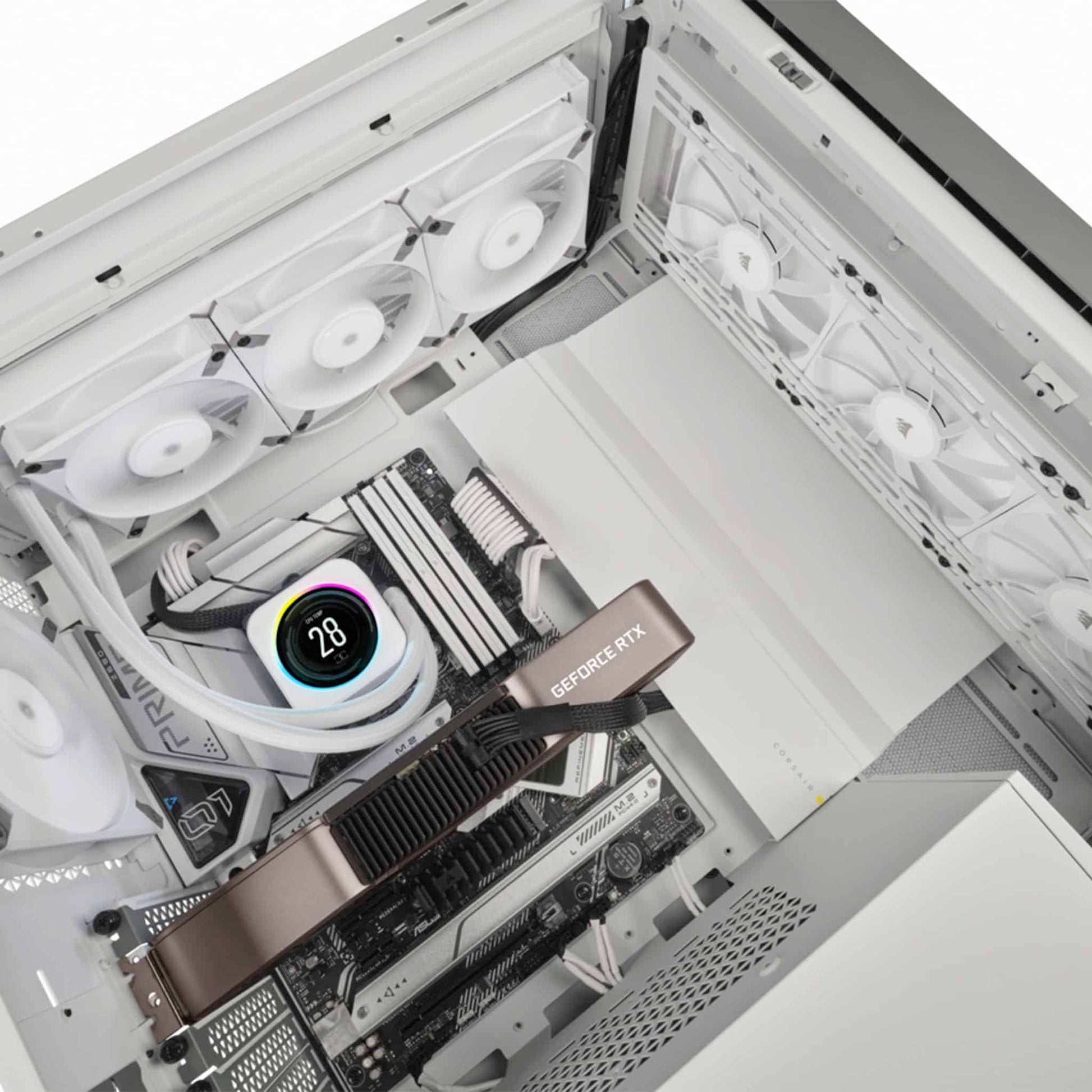 Corsair AF120 ELITE High-Performance 120mm White PWM Fluid Dynamic Bearing Fan