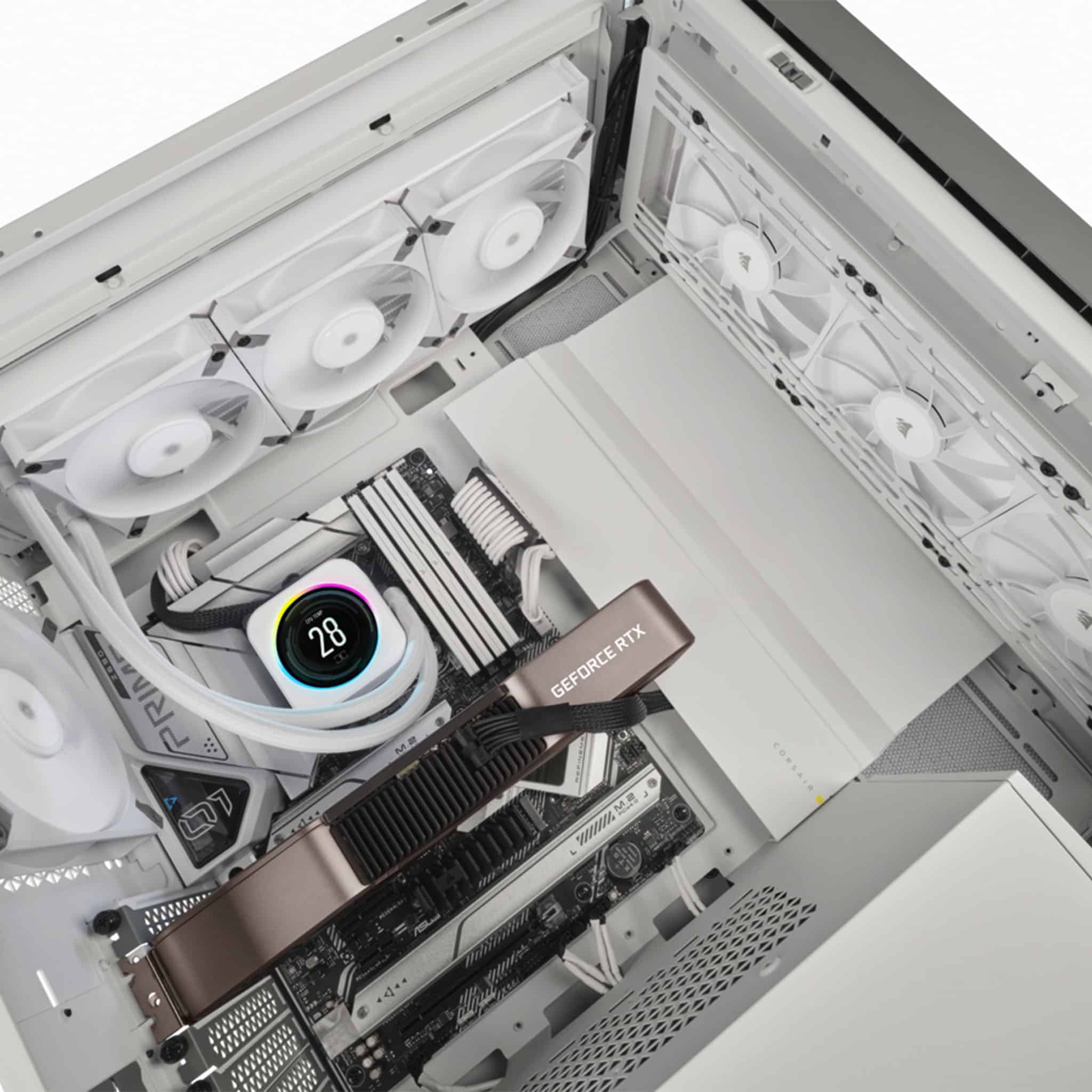 Corsair AF120 ELITE High-Performance 120mm White PWM Fluid Dynamic Bearing Fan