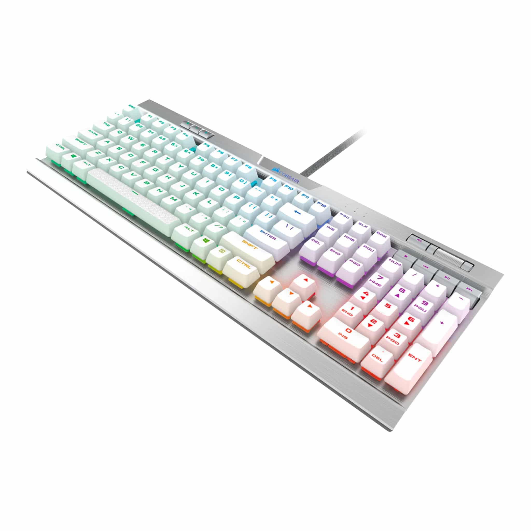 Corsair K70 RGB MK.2 SE Silver Mechanical Gaming Keyboard - Cherry MX Speed