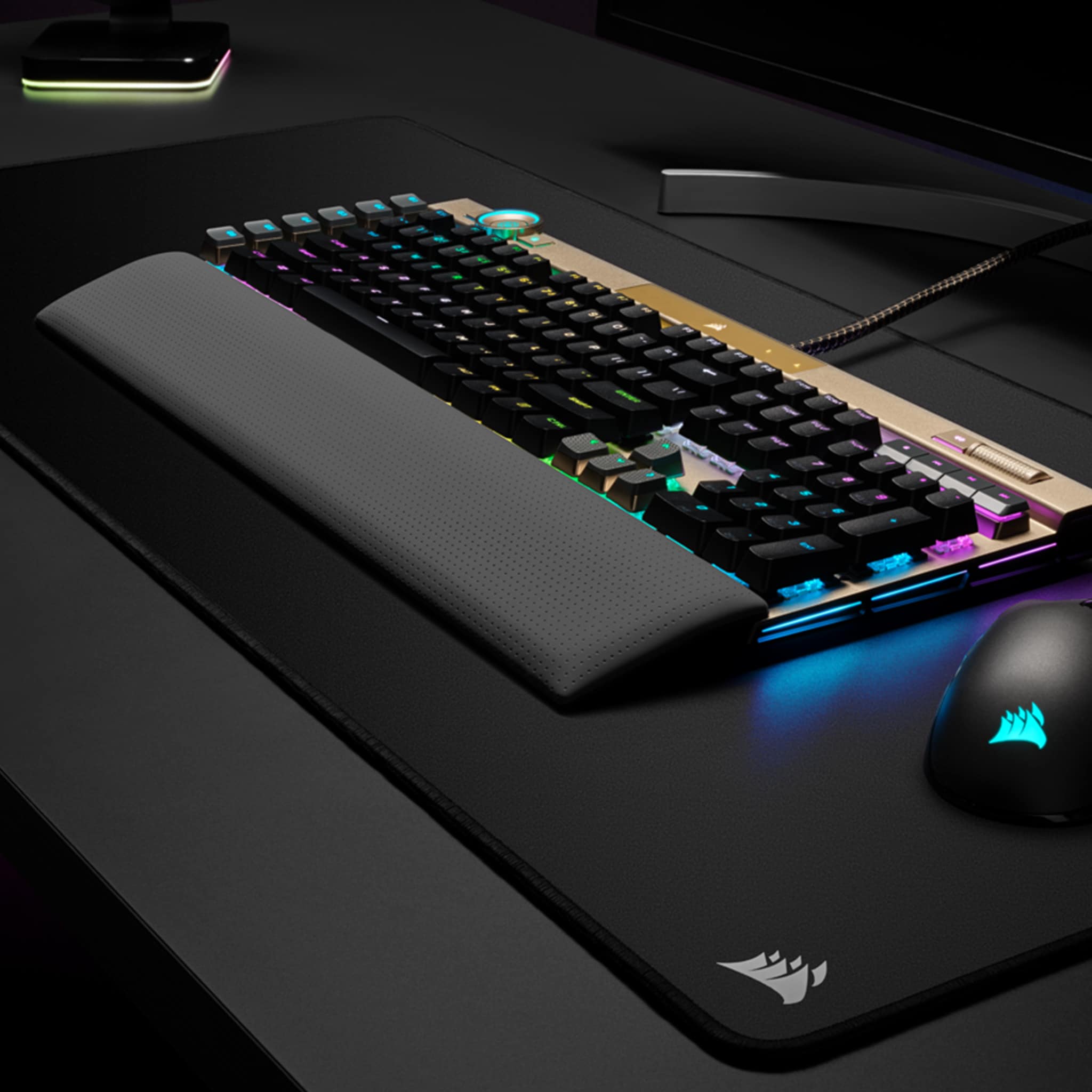 Corsair K100 RGB Midnight Gold Optical-Mechanical Gaming Keyboard