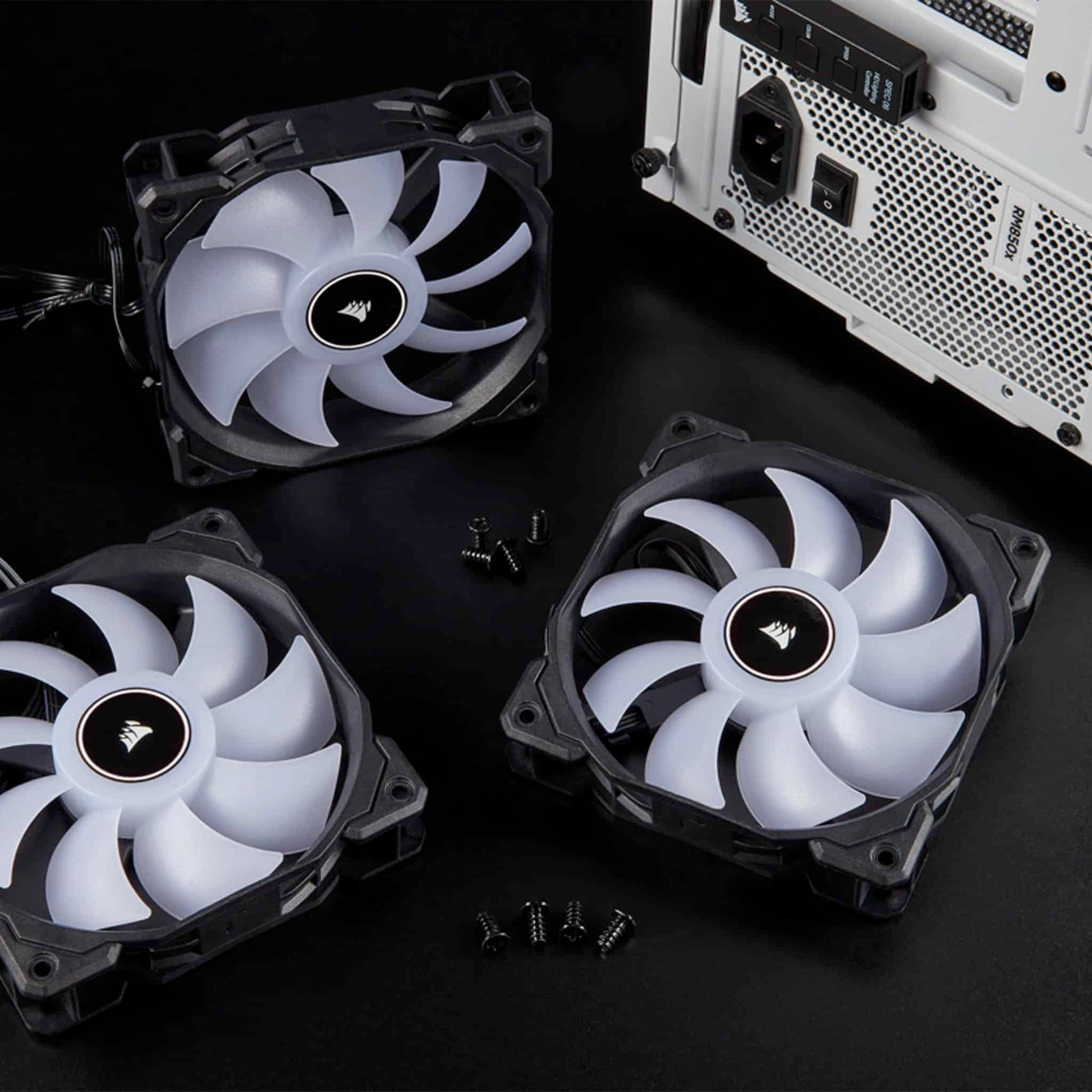 Corsair Air Series AF120 White LED 120mm Fan - 3 Pack