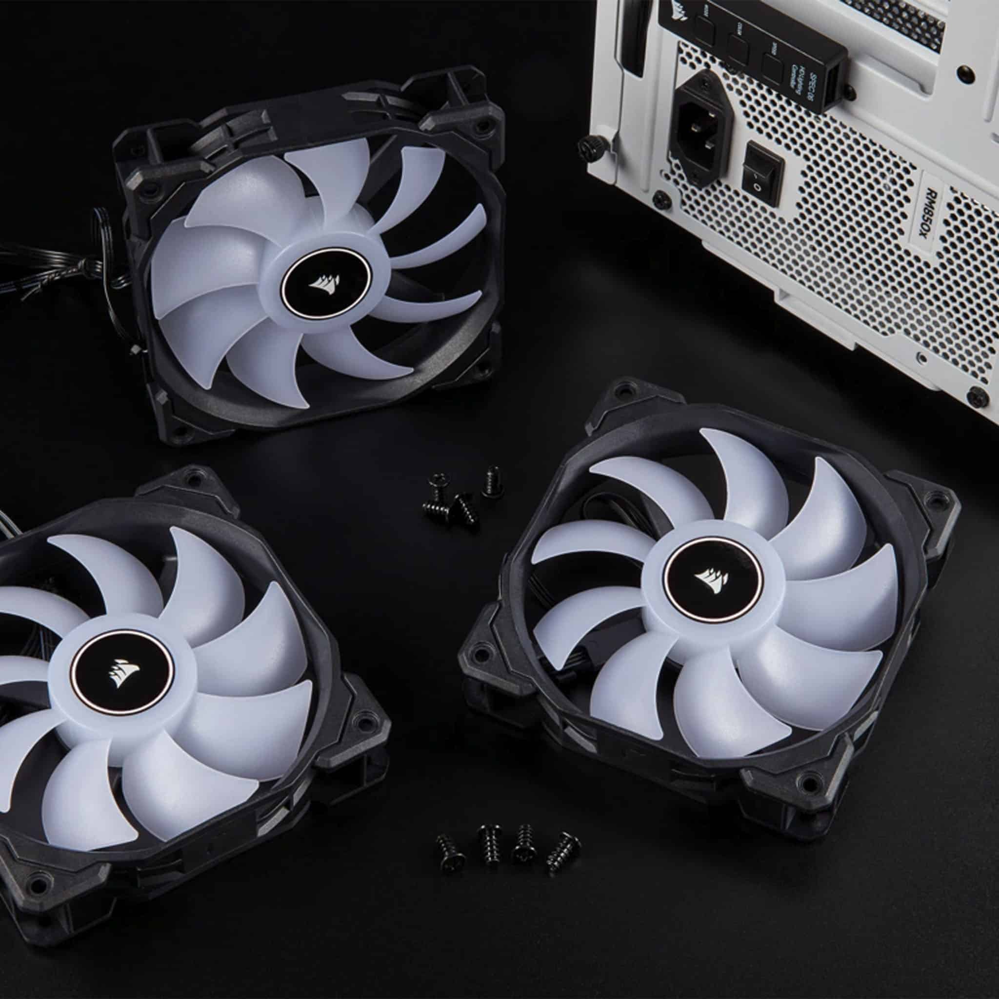 Corsair Air Series AF120 White LED 120mm Fan - 3 Pack